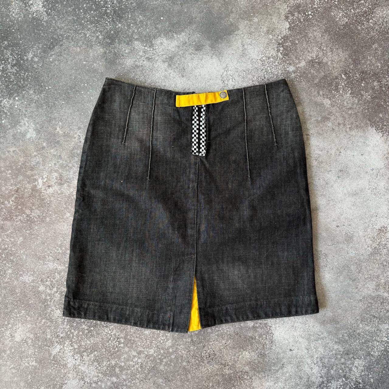 Hysteric Glamour × Japanese Brand F1 Racing Multipocket Faux Leather Washed Skirt Size 30" / US 8 / IT 44 - 4 Thumbnail