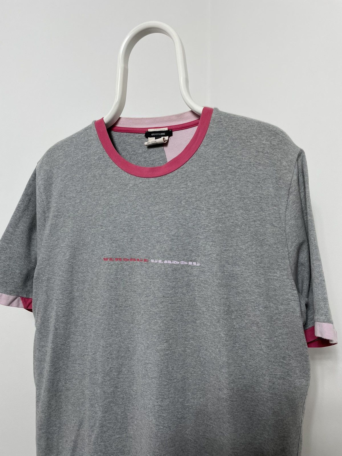 Versace × Versace Jeans Couture Versace Classic Logo T-shirt vtg Y2K Size US L / EU 52-54 / 3 - 13 Thumbnail