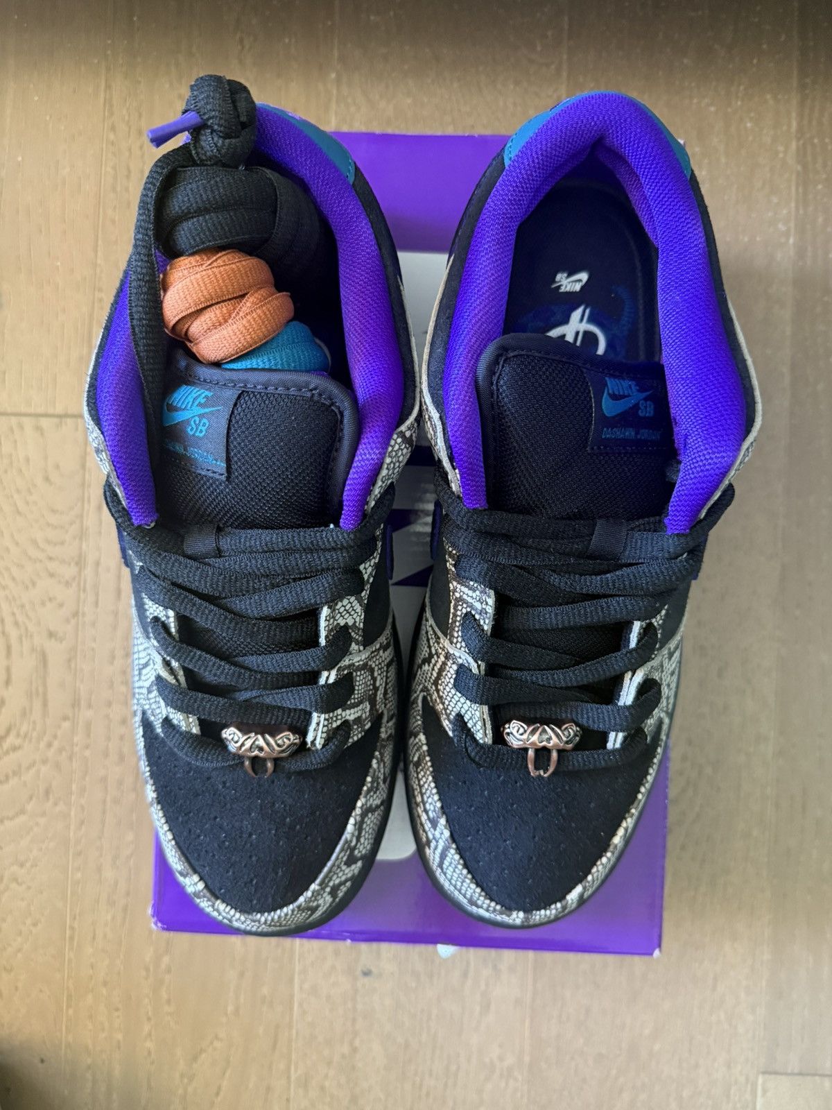 Nike SB Size 8.5 - Nike SB Dunk Low X Dashawn Jordan “Copperhead” Size US 8.5 / EU 41-42 - 6 Thumbnail