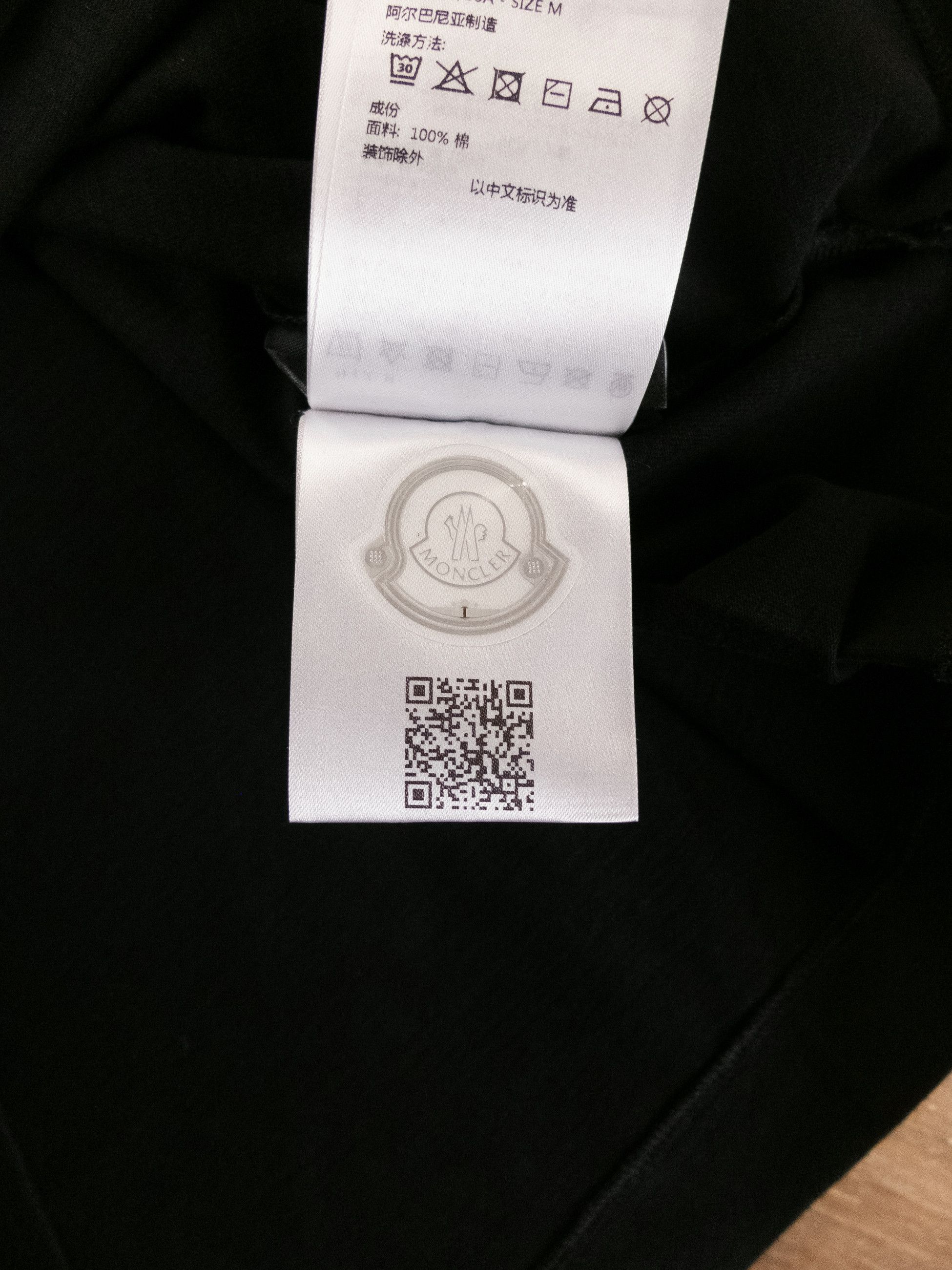 Moncler MONCLER Genius 6 x Alyx black logo print t-shirt Medium Size US M / EU 48-50 / 2 - 10 Thumbnail