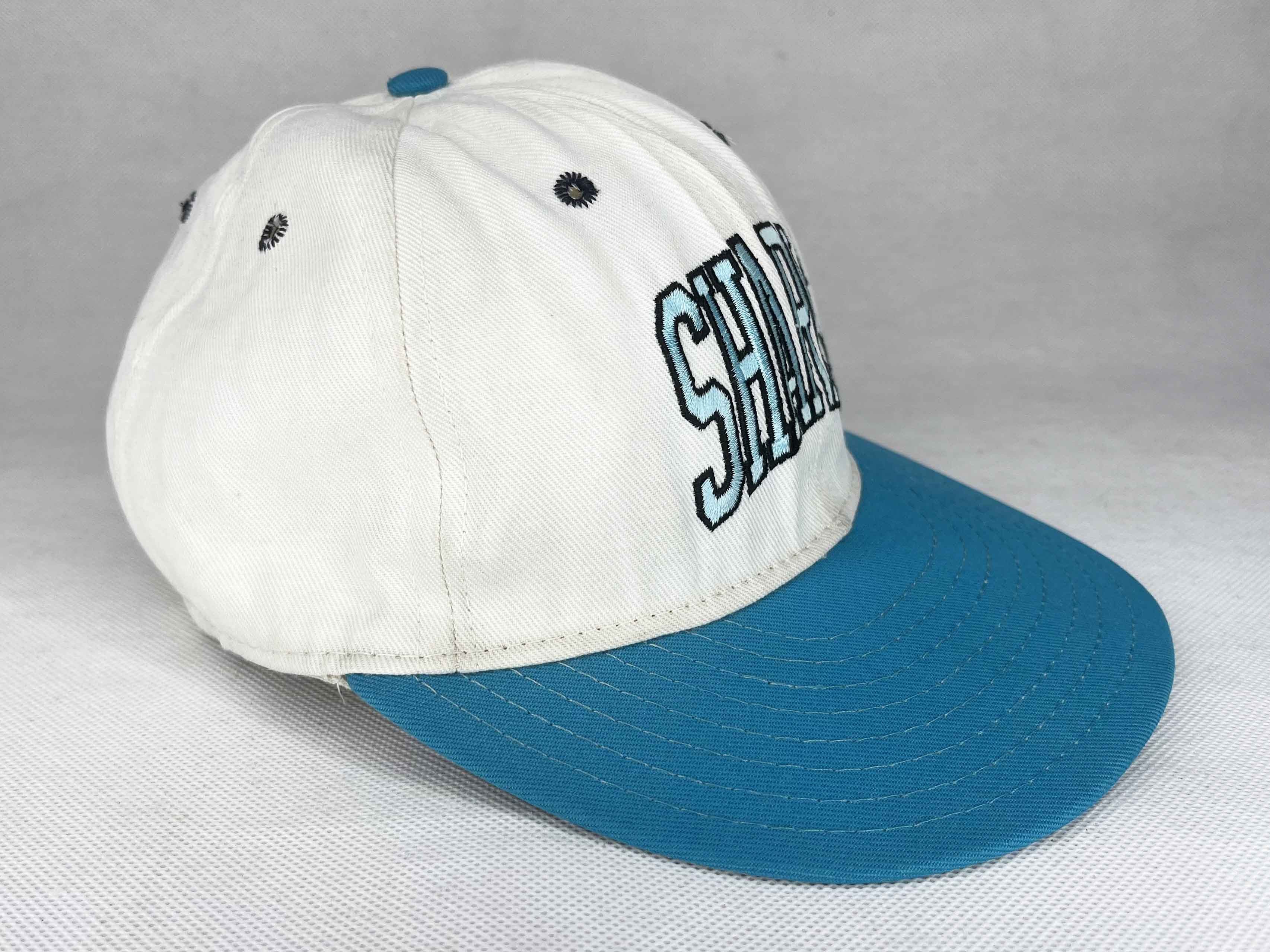 NHL Vintage Annco Double Logo NHL San Jose Sharks Hockey Cap Hat Size ONE SIZE - 3 Thumbnail