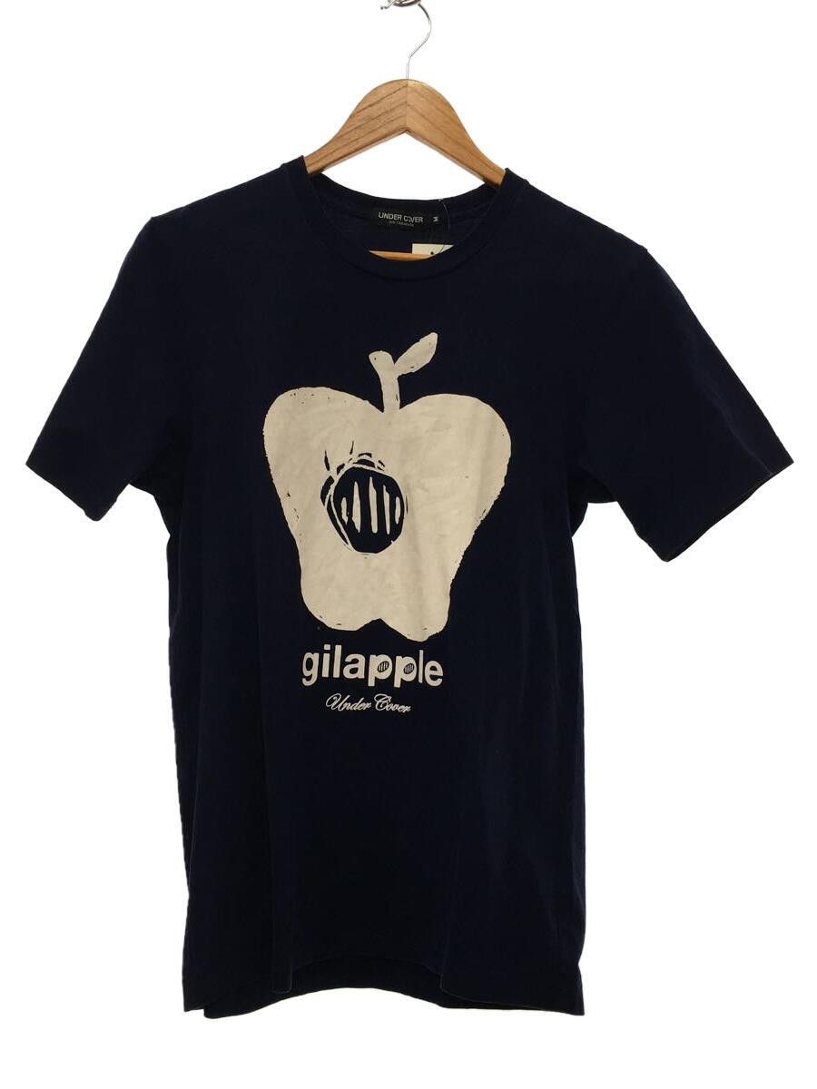image of Undercover Gilapple T-Shirt in Navy, Men's (Size Medium)