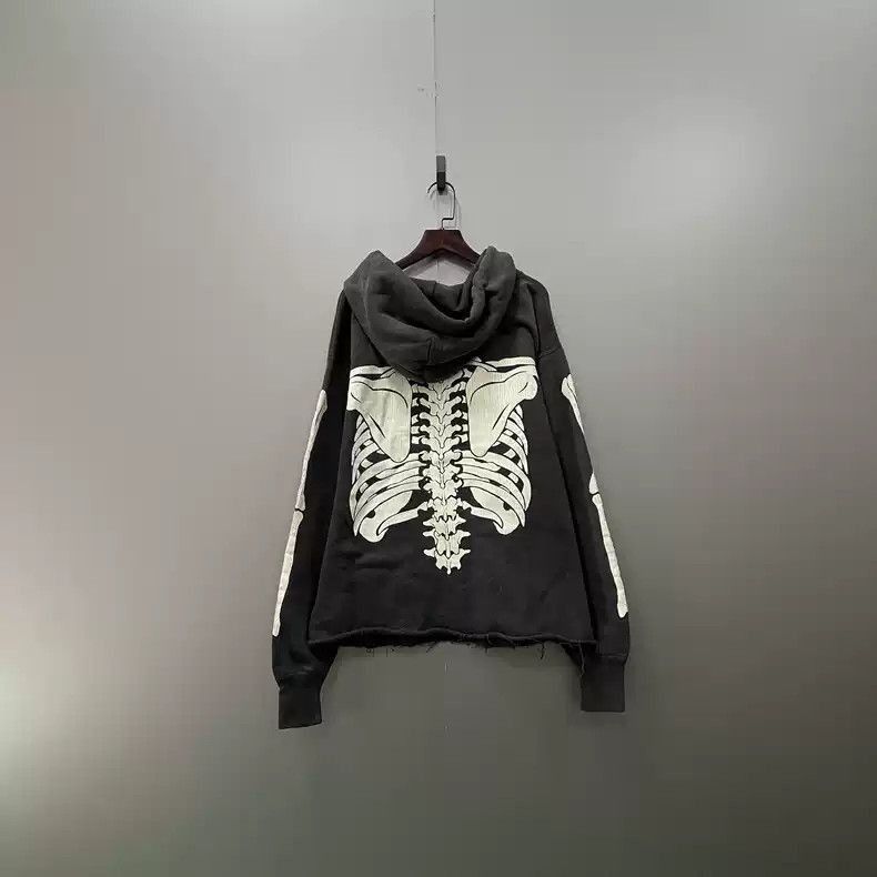 Other Saint Michael Saint Michael Bones printed hoodie-2507 Size US M / EU 48-50 / 2 - 2 Thumbnail