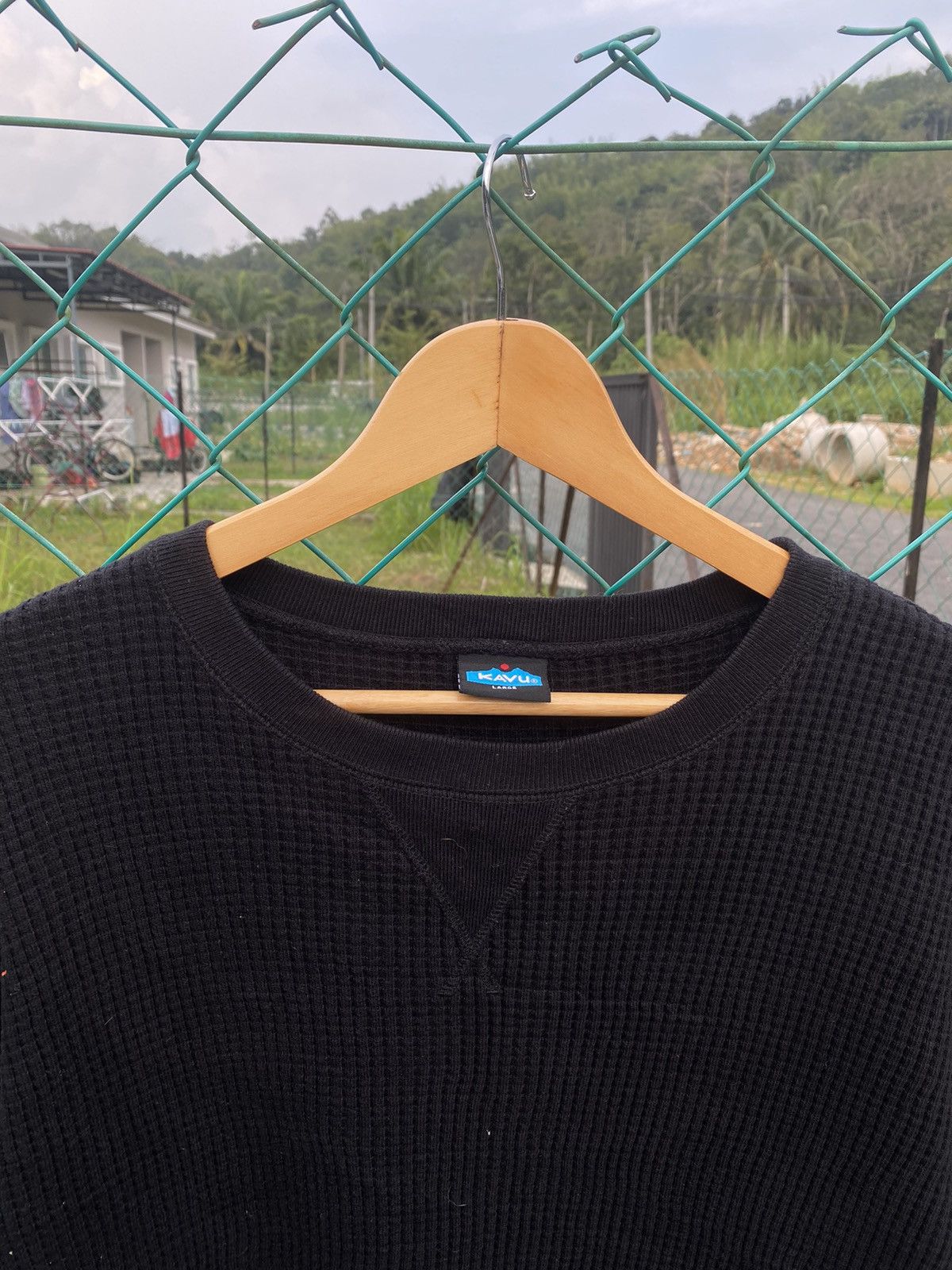 KAVU AW Kavu Plain Black Sweater Size US L / EU 52-54 / 3 - 3 Thumbnail