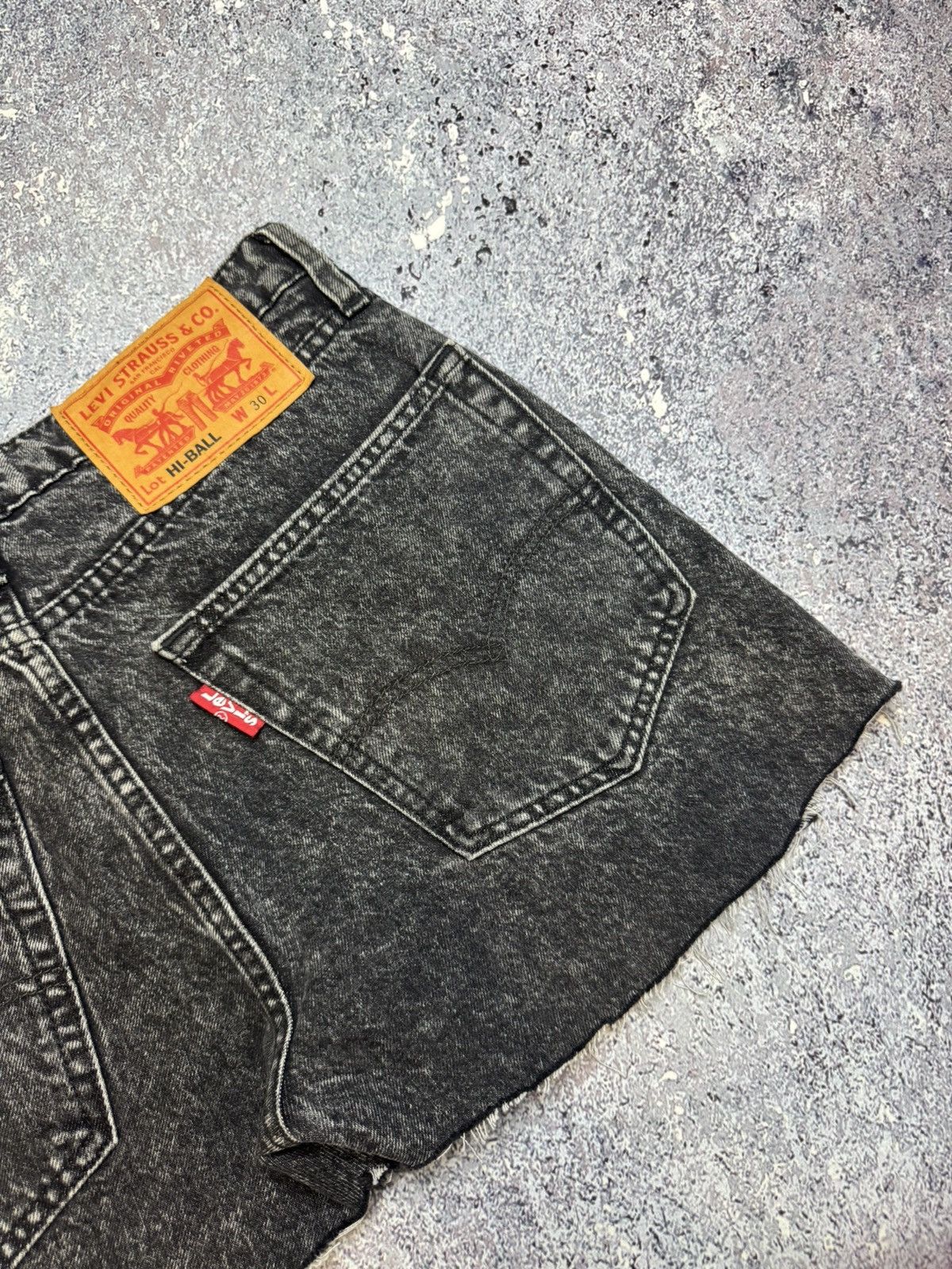 Levi's 💥CHIC LEVIS HI-BALL WMNS SHORT CUSTOM MADE Size 30" / US 8 / IT 44 - 2 Thumbnail