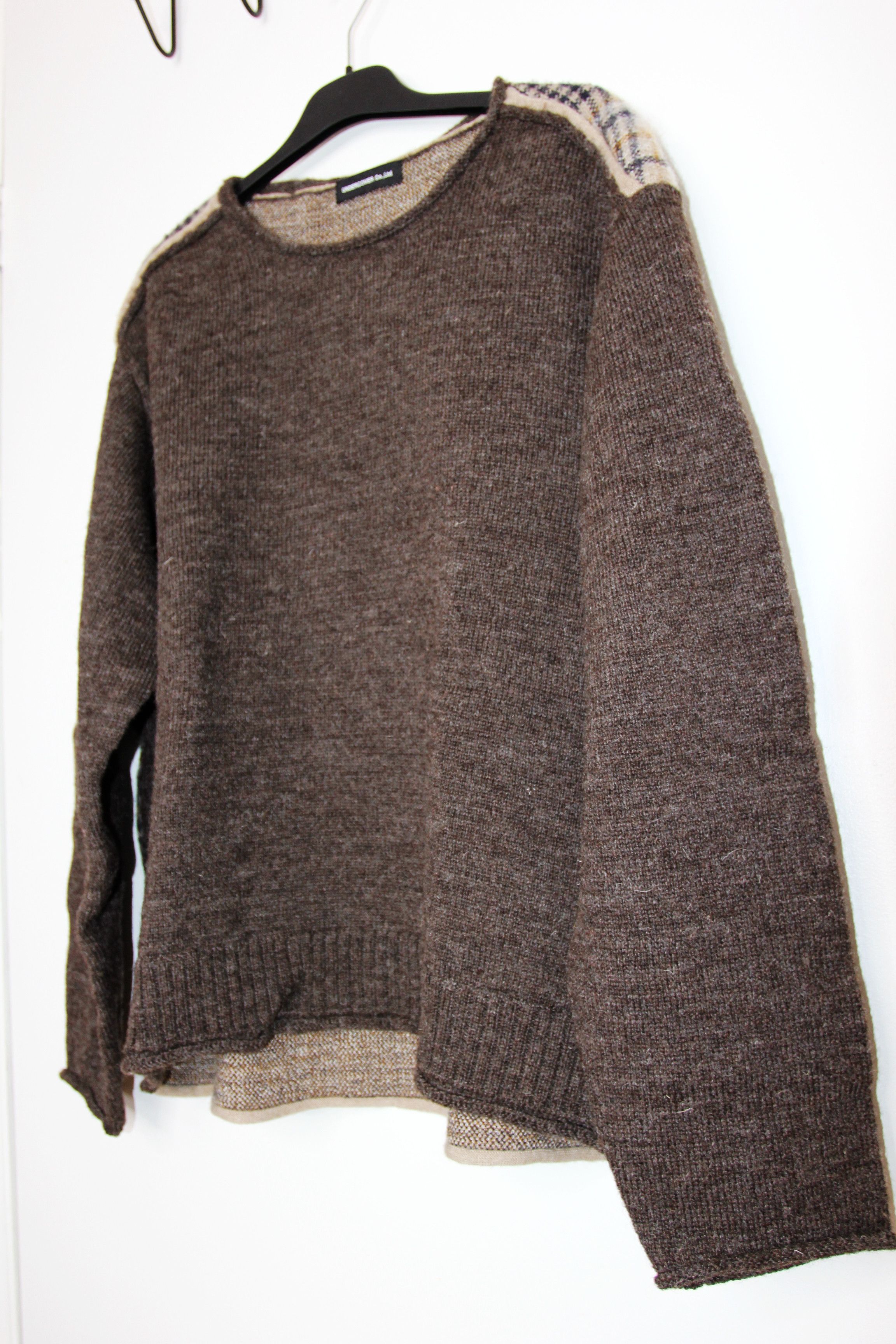 Undercover BNWT AW25 UNDERCOVER CHECK BACK SWEATER 2 Size US M / EU 48-50 / 2 - 5 Thumbnail