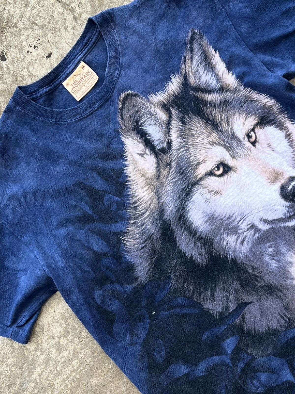 Vintage Vintage Wolf Tie Dye Nature The Mountain Tee Medium Size US M / EU 48-50 / 2 - 1 Thumbnail