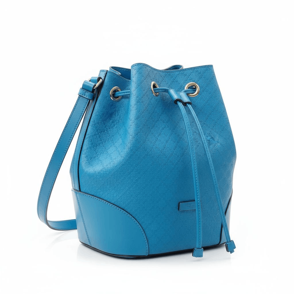 Gucci Gucci Medium Diamanté Deep Cobalt Bright Bucket Bag Size ONE SIZE - 1 Thumbnail