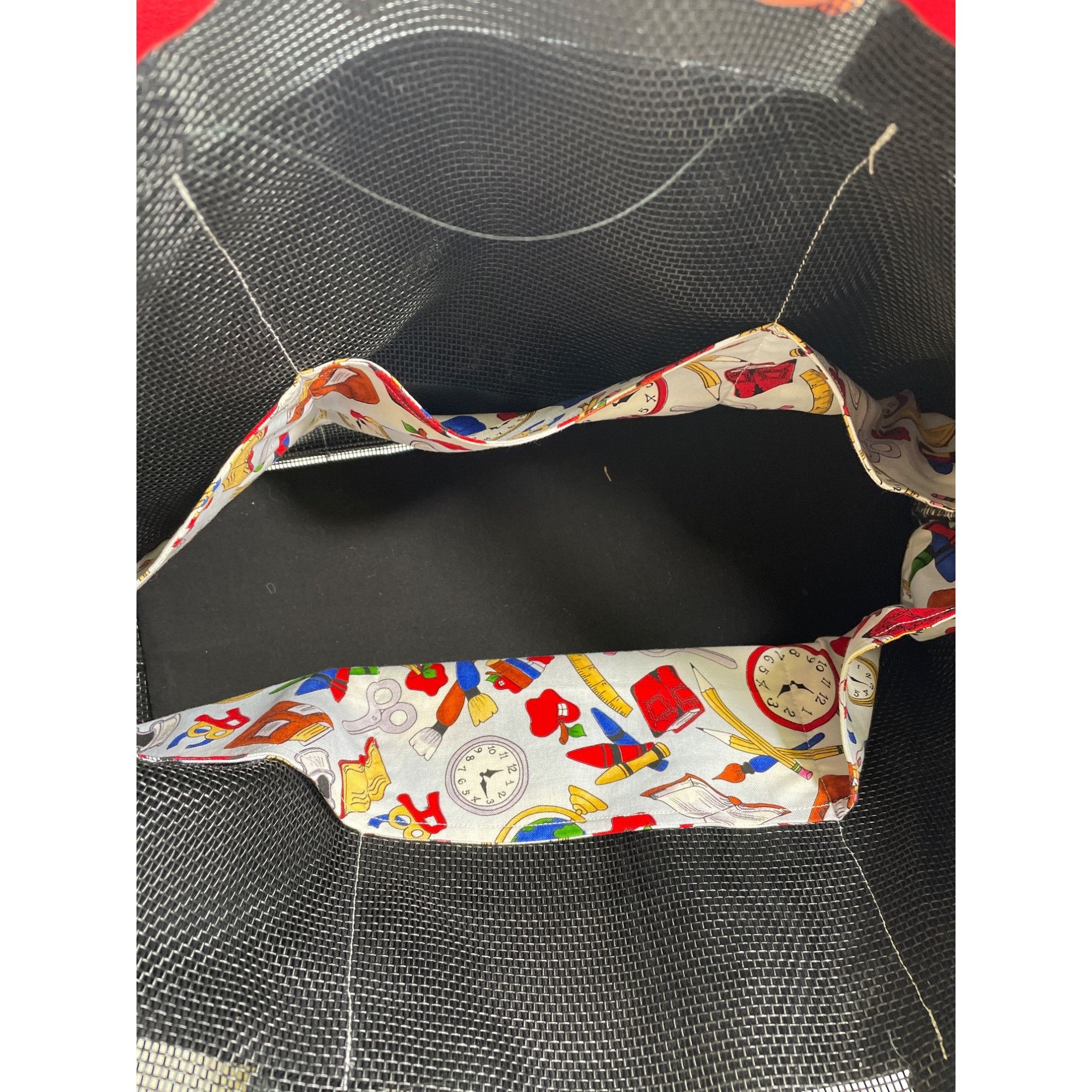 Other Colorful Womens Large Mesh Tote Bag SKU 7552 Size ONE SIZE - 6 Thumbnail