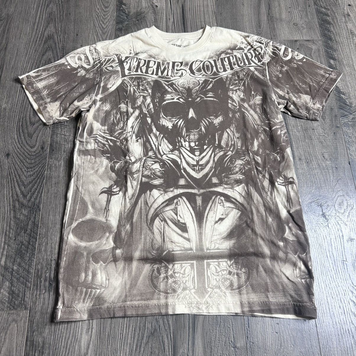 Affliction Xtreme couture all over print shirt sz large Size US L / EU 52-54 / 3 - 1 Thumbnail