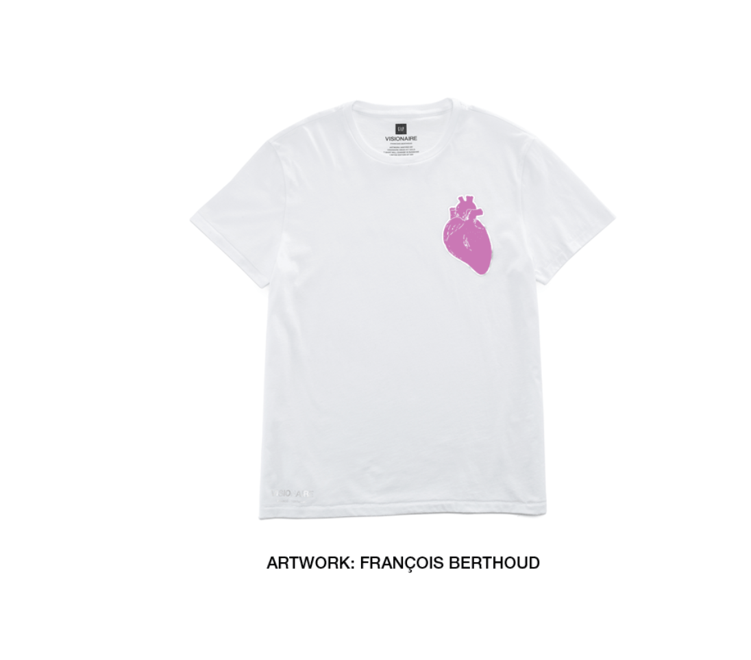 Gap × Visionaire Publications VISIONAIRE x GAP FRANCOIS BERTHAUD T Shirt NEW! Size US L / EU 52-54 / 3 - 7 Thumbnail