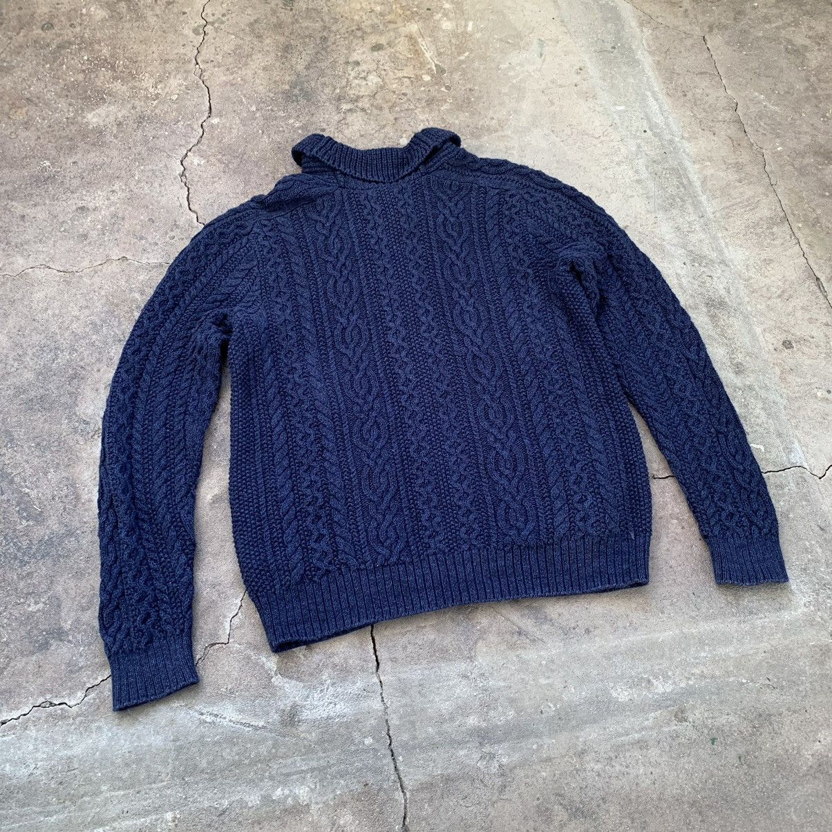 Polo Ralph Lauren 🇺🇸 Vintage 90s Ralph Lauren Knitted Zip Cashmere Sweater Size US S / EU 44-46 / 1 - 6 Thumbnail