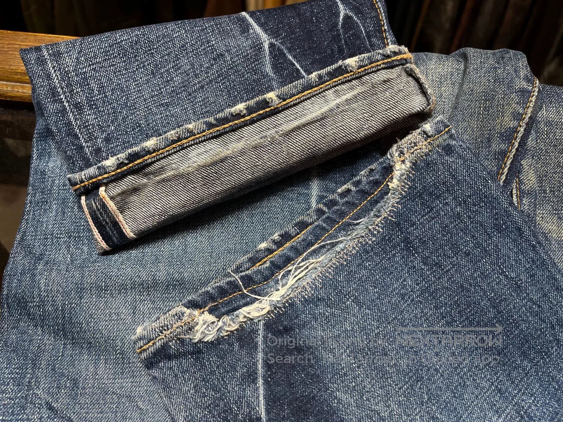 RRL Ralph Lauren vintage distressed double rl denim pants. Size US 30 / EU 46 - 8 Thumbnail