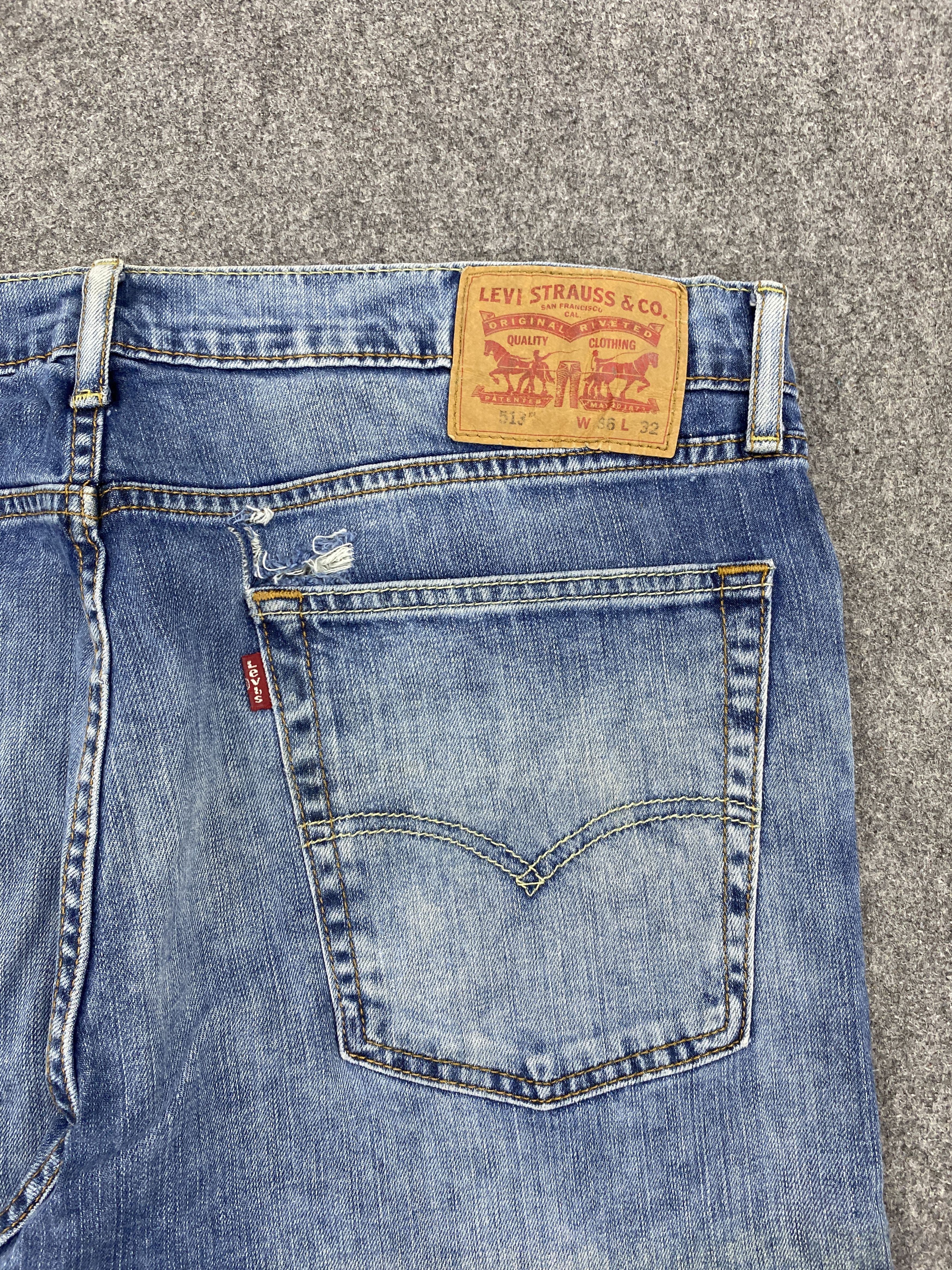 Levi's × Vintage Vintage Levis 513 Stone Washed Jeans Size US 36 / EU 52 - 14 Thumbnail
