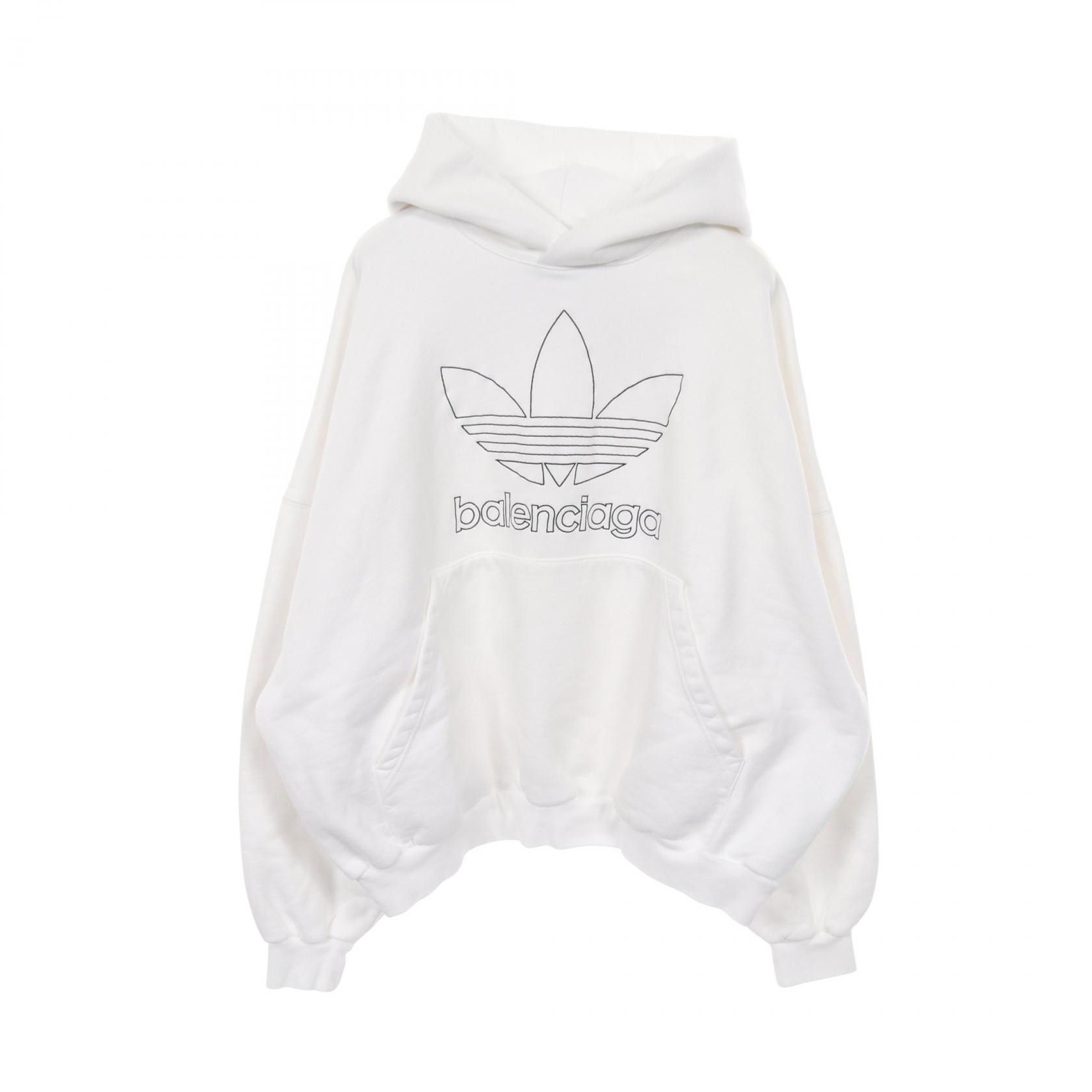 Balenciaga Balenciaga Balenciaga x adidas Cotton Hoodie Textile Sweatshirts & Hoodies DUTY FREE for USA Size ONE SIZE - 1 Thumbnail