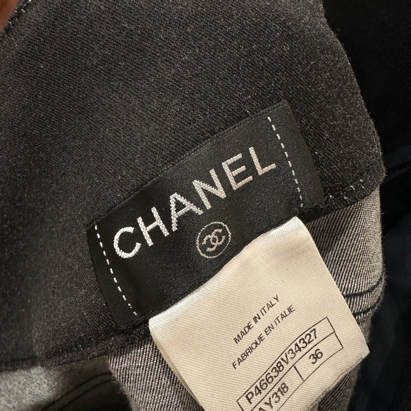 Chanel Chanel Apr233 Crochet Panel Women's Jeans 36 Size 26" / US 2 / IT 38 - 3 Thumbnail