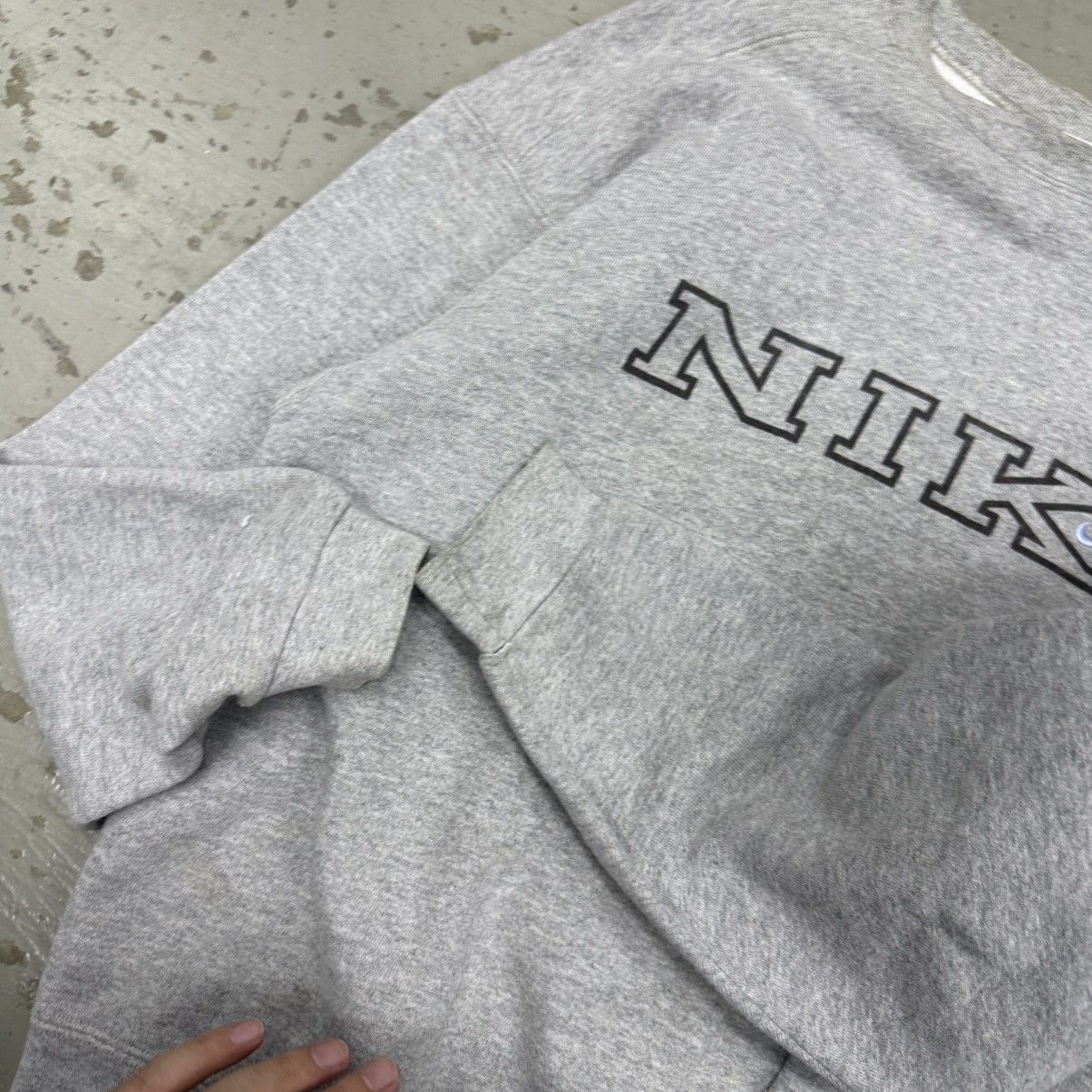 Nike Vintage Nike Spellout Logo Sweatshirt Size US L / EU 52-54 / 3 - 6 Thumbnail