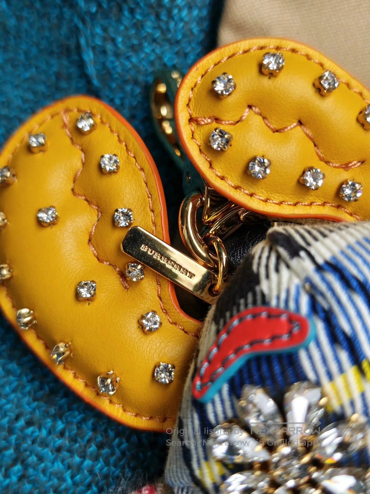 Burberry Burberry Check Crab Keychain Charm. Size ONE SIZE - 2 Thumbnail