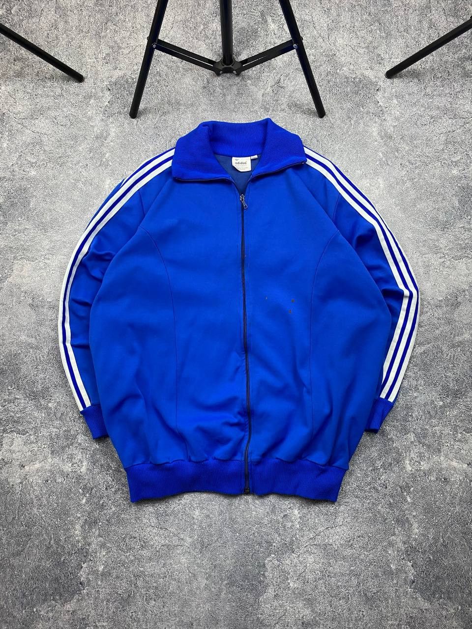 Adidas × Vintage Vintage 1970s Adidas Retro Track Jacket Made in Yugoslavia Size US M / EU 48-50 / 2 - 1 Thumbnail