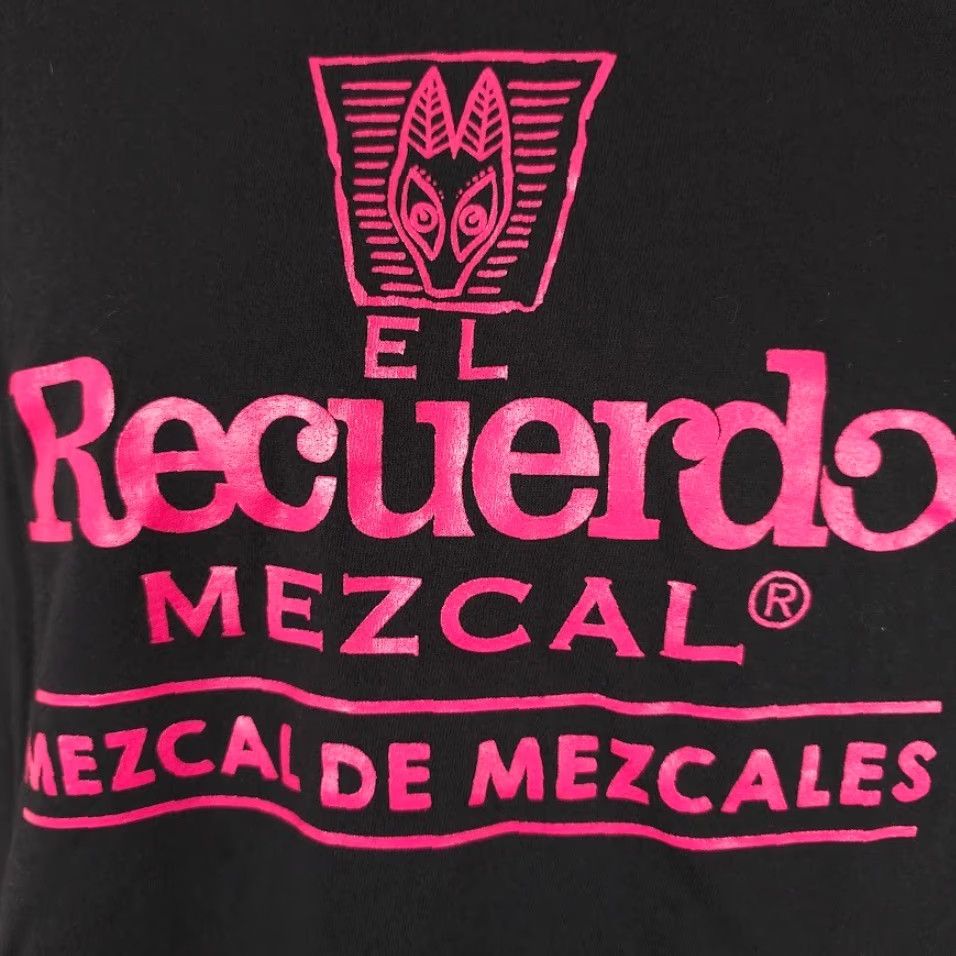 Vintage El Recuerdo Mezcal T Shirt Mens XL Black Agave Liquor Promo Size US XL / EU 56 / 4 - 3 Thumbnail