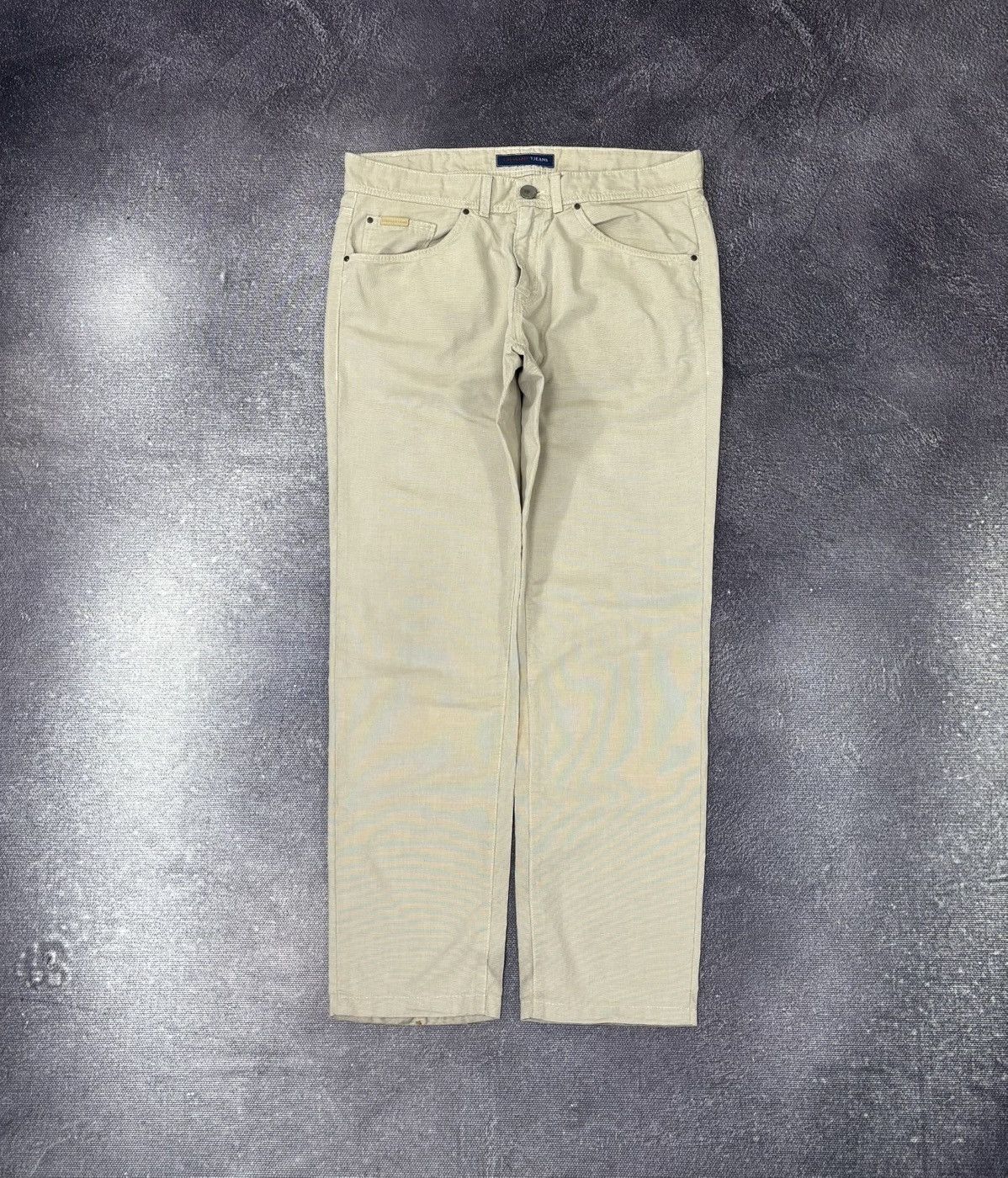 Trussardi × Vintage Vintage Trussardi Men’s Slim Straight Fit Luxury Pants Jeans Size US 33 - 2 Thumbnail