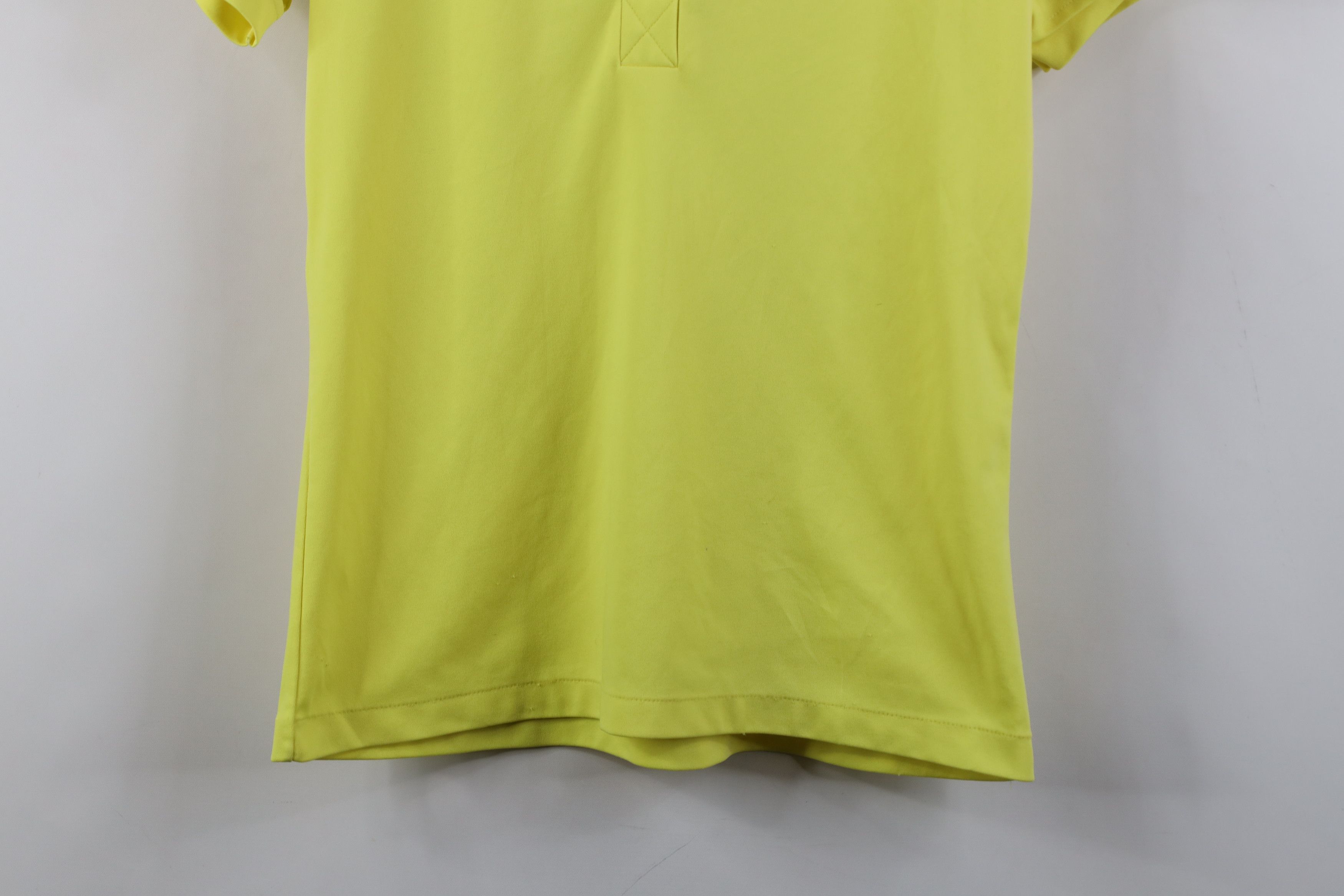 Vintage Vintage 70s Streetwear Knit Dagger Collar Polo Shirt Yellow Size L / US 10 / IT 46 - 3 Thumbnail