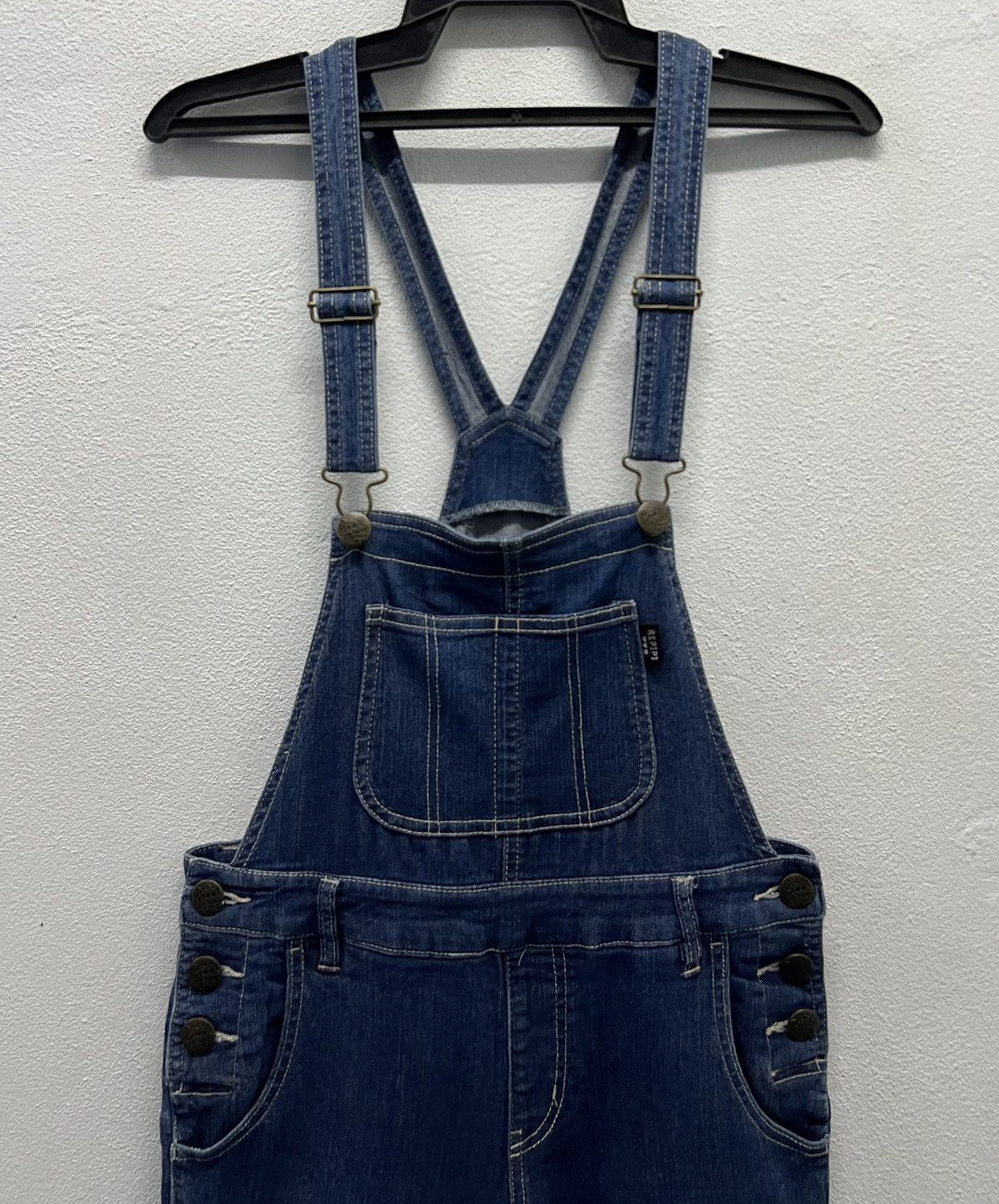 Vintage Repipi Armario Distressed Denim Overalls (Size L) Size US 31 - 3 Thumbnail