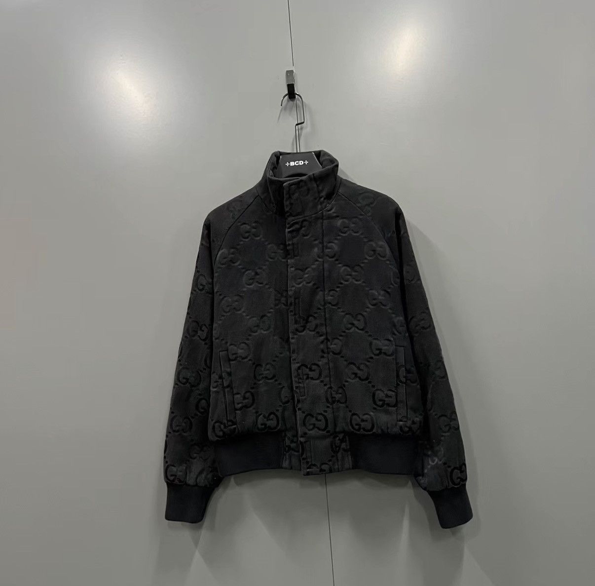 Gucci Gucci Black All-over GG Print Stand Collar Jacket J41 Size US S / EU 44-46 / 1 - 1 Thumbnail