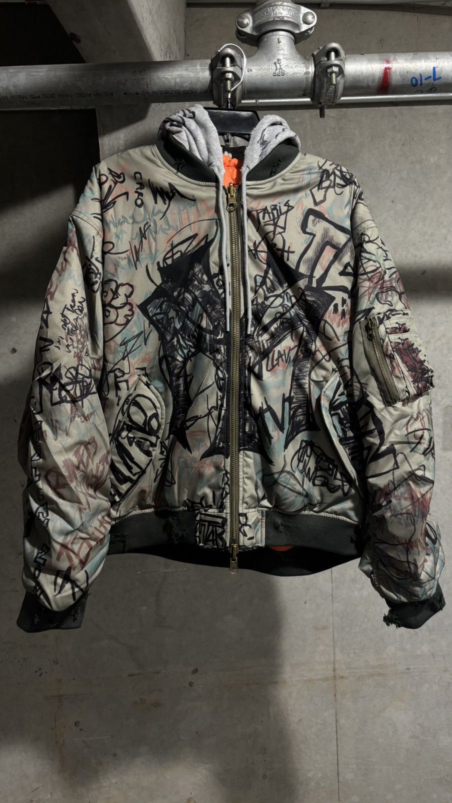 Mowalola Graffiti Bomber