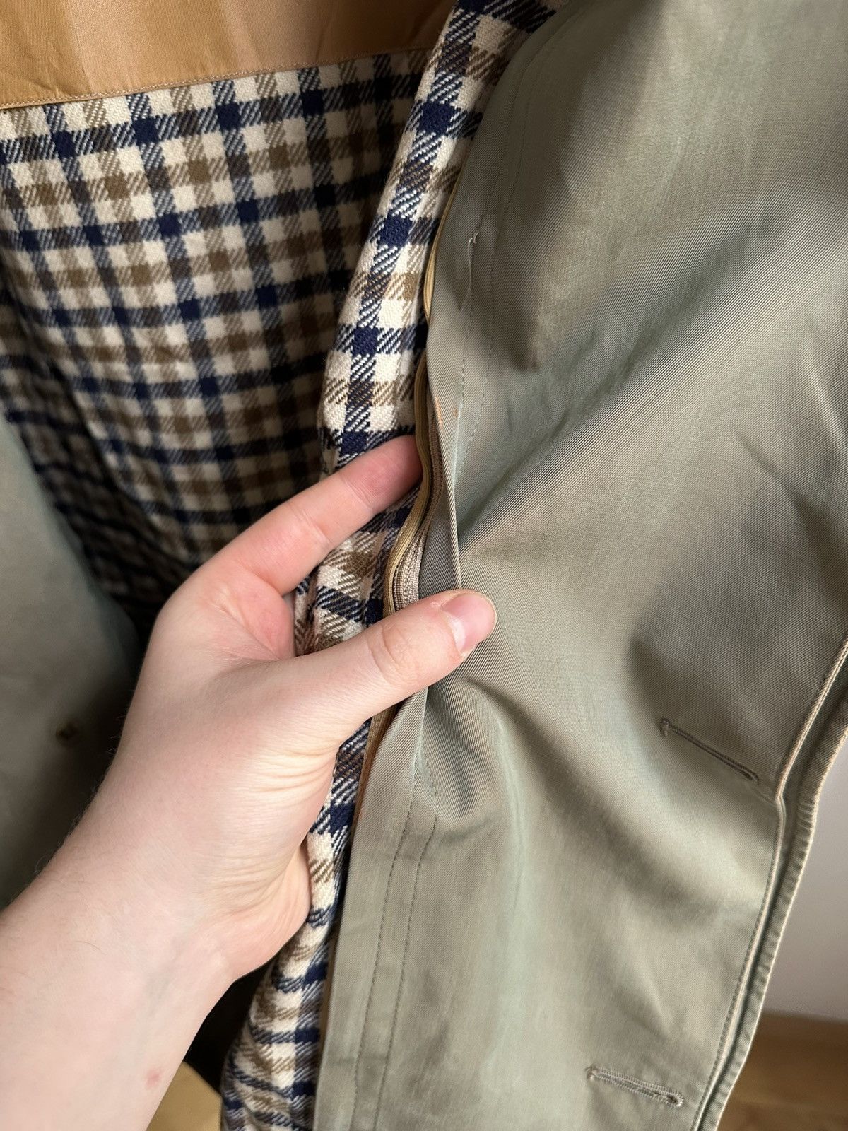 Aquascutum Aquascutum Vintage 80s 2/1 Rare Luxury Trench Coat Size US S / EU 44-46 / 1 - 5 Thumbnail