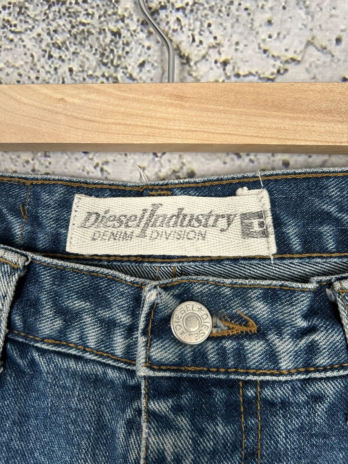 Diesel Vintage Diesel Industry Denim Division 90s Blue Grunge Size US 32 / EU 48 - 6 Thumbnail
