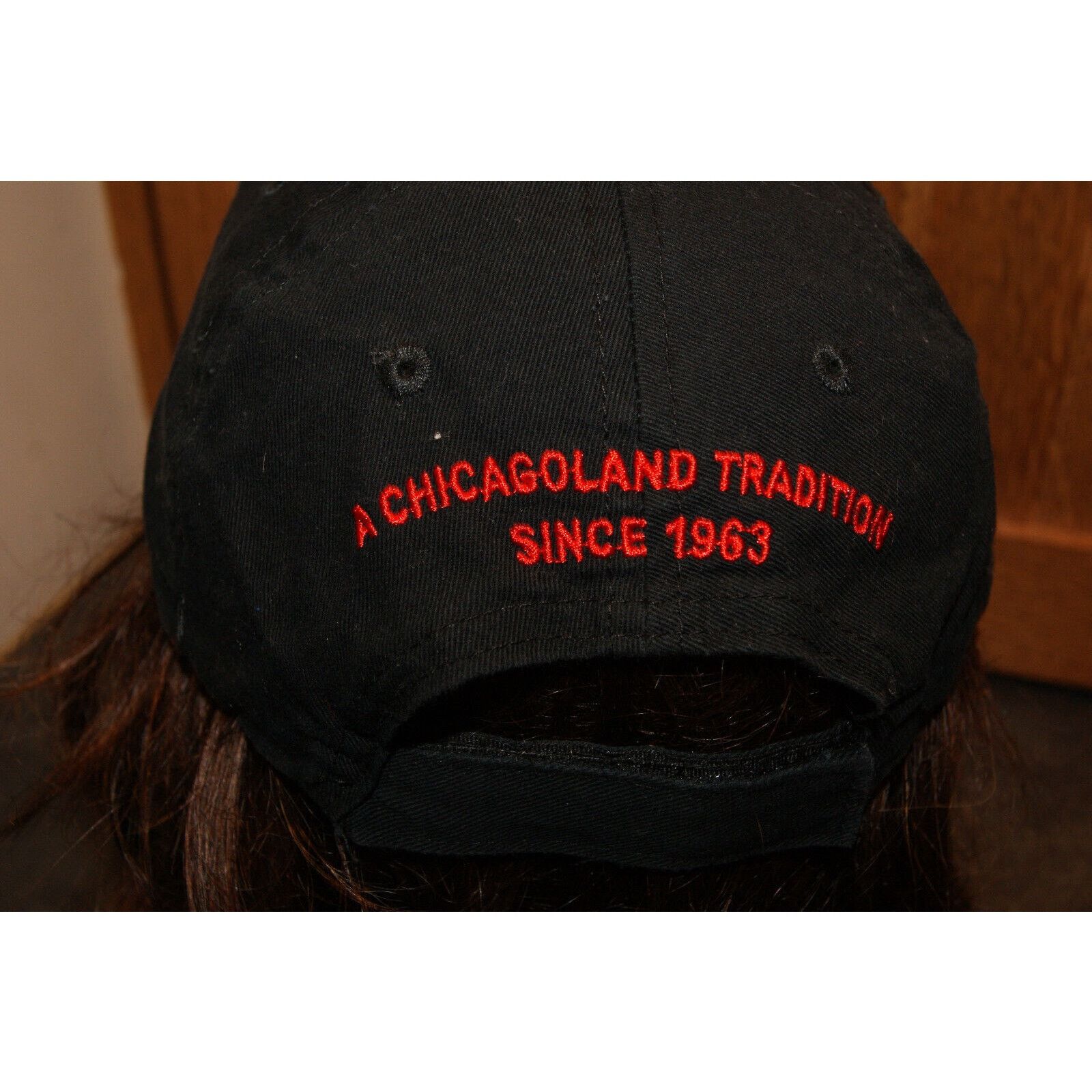 Other Portillos Hat Cap Black One Size Uniform Work Chicago 1963 Size ONE SIZE - 5 Thumbnail