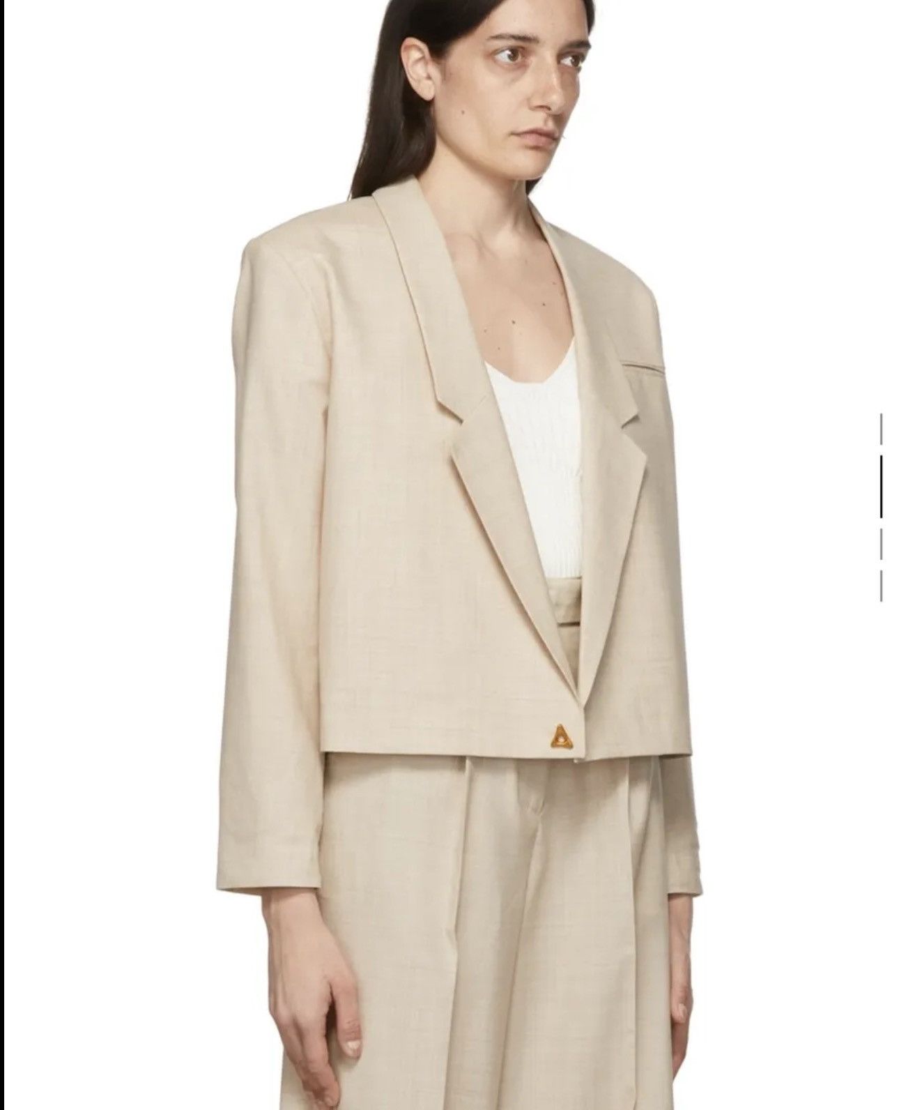 AERON Aeron CROPPED Blazer Size L / US 10 / IT 46 - 4 Thumbnail