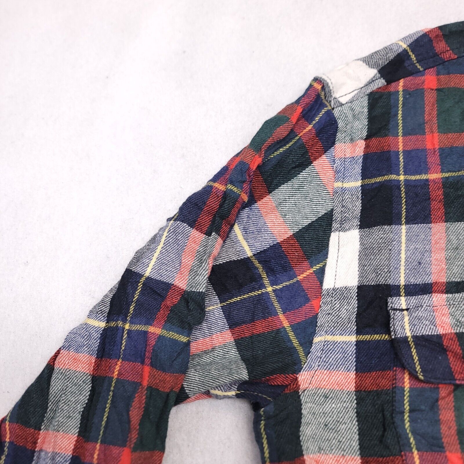 Old Navy Old Navy Tartan Flannel Shirt Mens Size Extra Large XL Black Size US XL / EU 56 / 4 - 4 Thumbnail