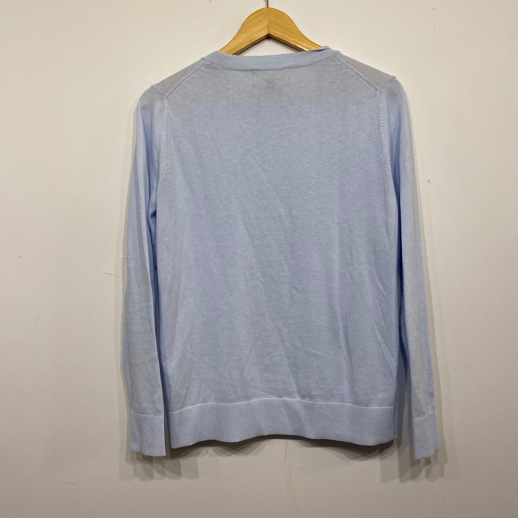 Banana Republic Banana Republic Light Blue Crew Neck Forever Sweater Size Me Size M / US 6-8 / IT 42-44 - 3 Thumbnail