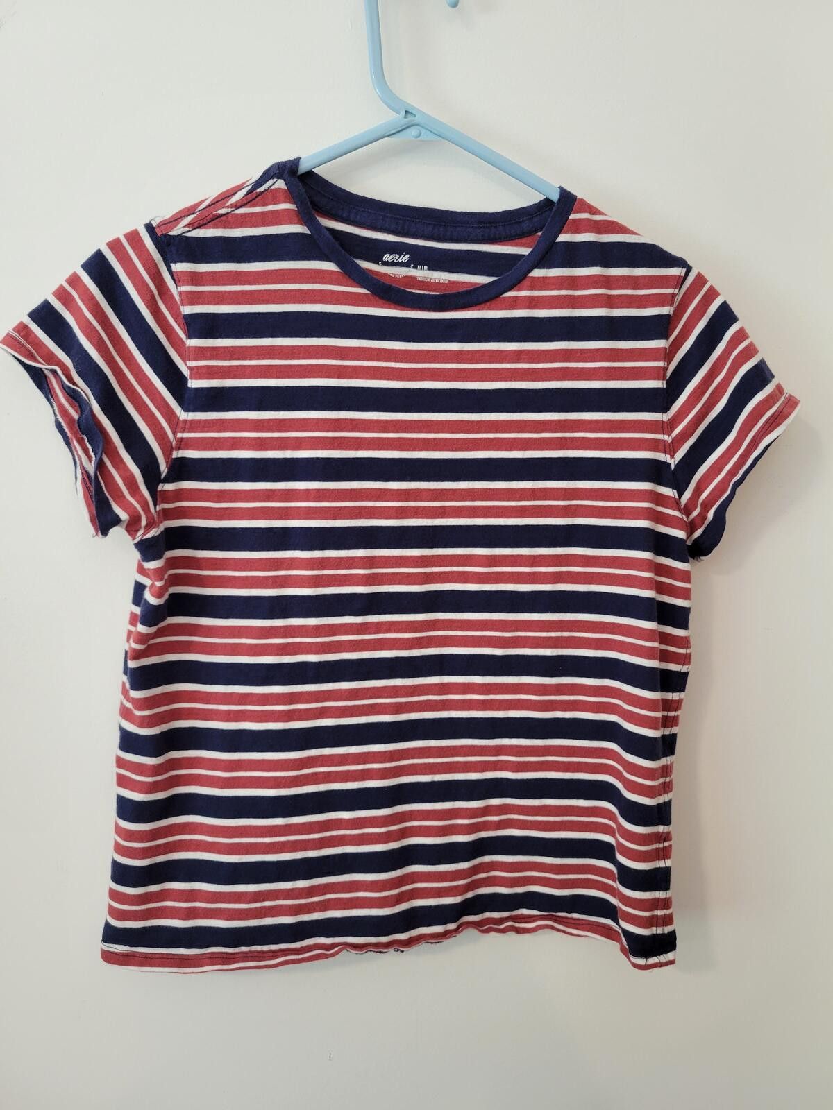 Other Women's Aerie Striped Short Sleeve T-Shirt Medium Size M / US 6-8 / IT 42-44 - 1 Thumbnail