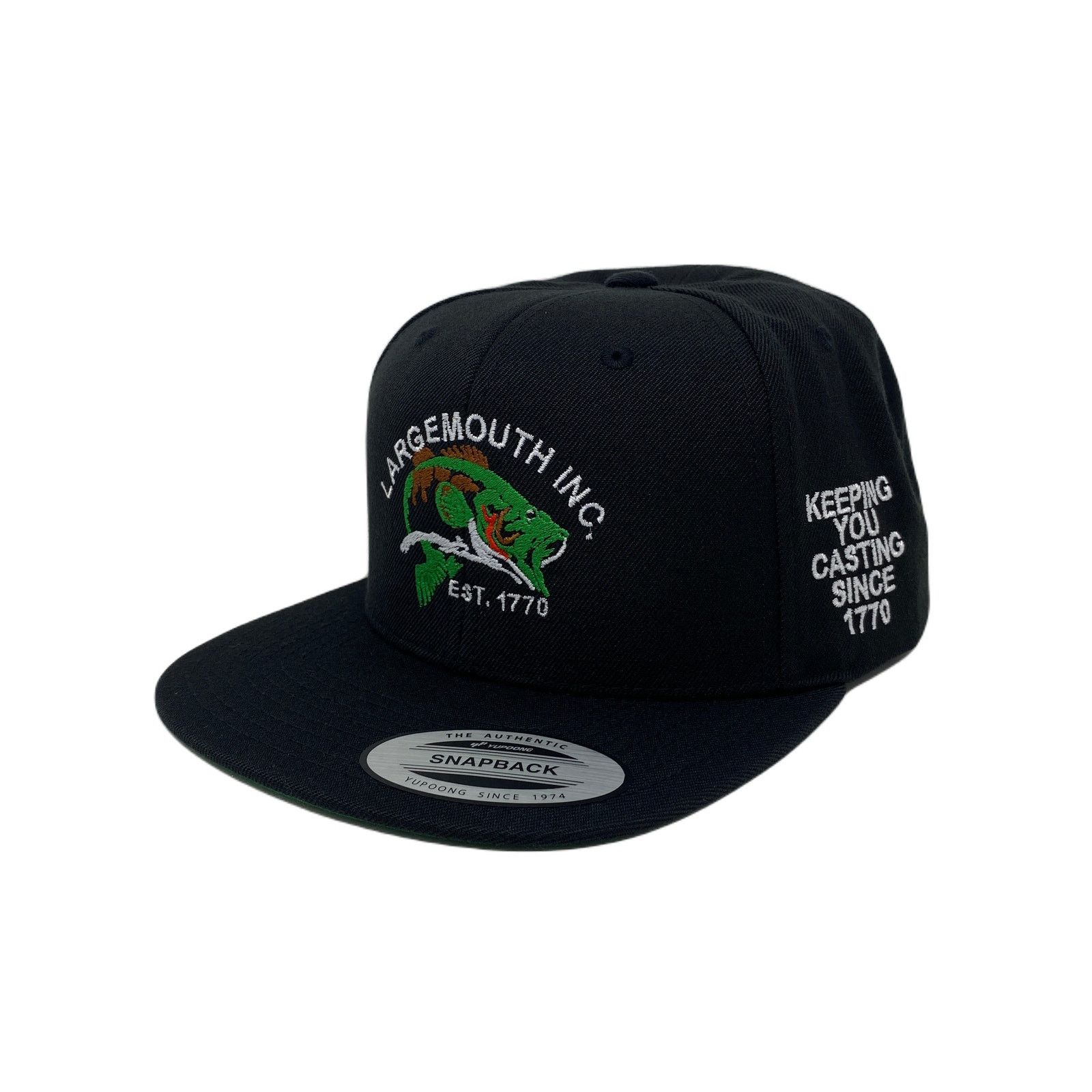 Other Largemouth Bass Lunker Toad Hog Fishing Snapback Hat Size ONE SIZE - 2 Thumbnail