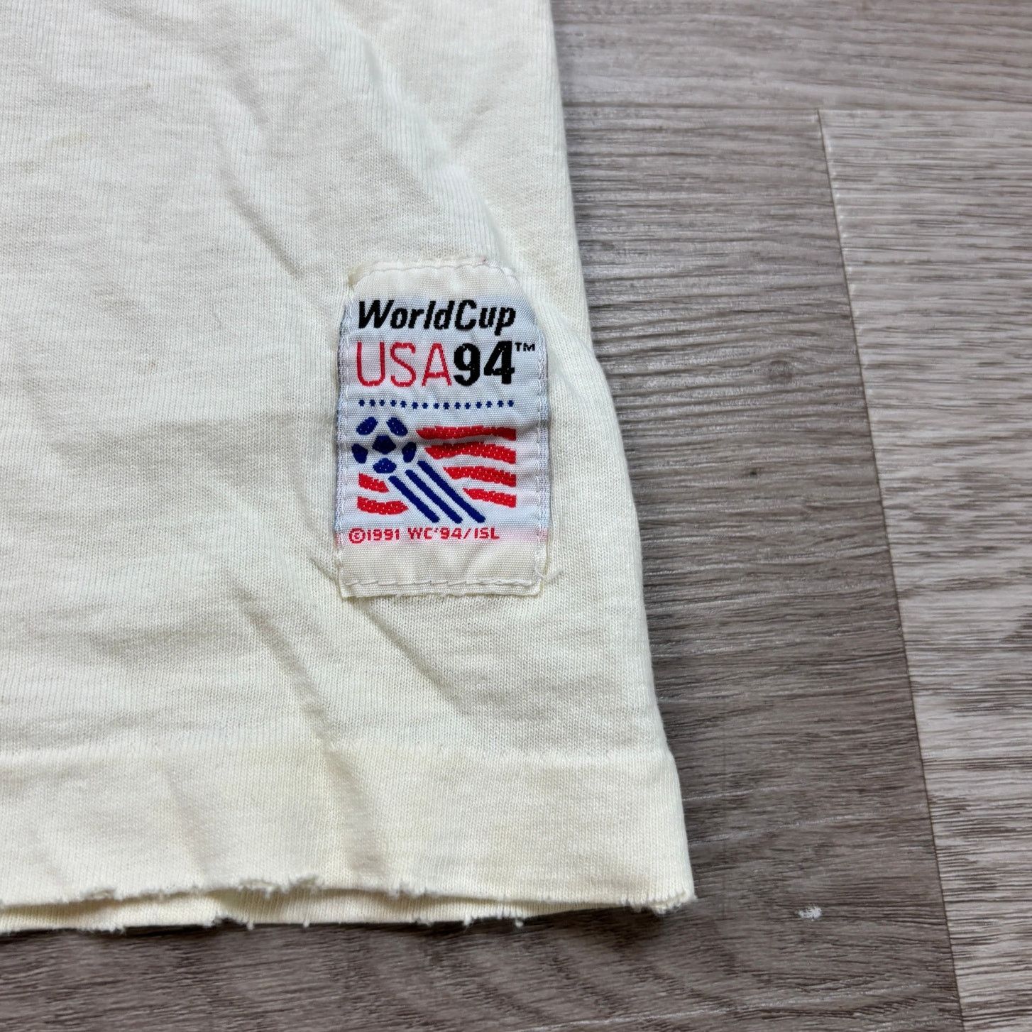 Adidas × Vintage Vintage Adidas World Cup USA 1994 Soccer Ball Shirt Men's L Size US L / EU 52-54 / 3 - 5 Thumbnail