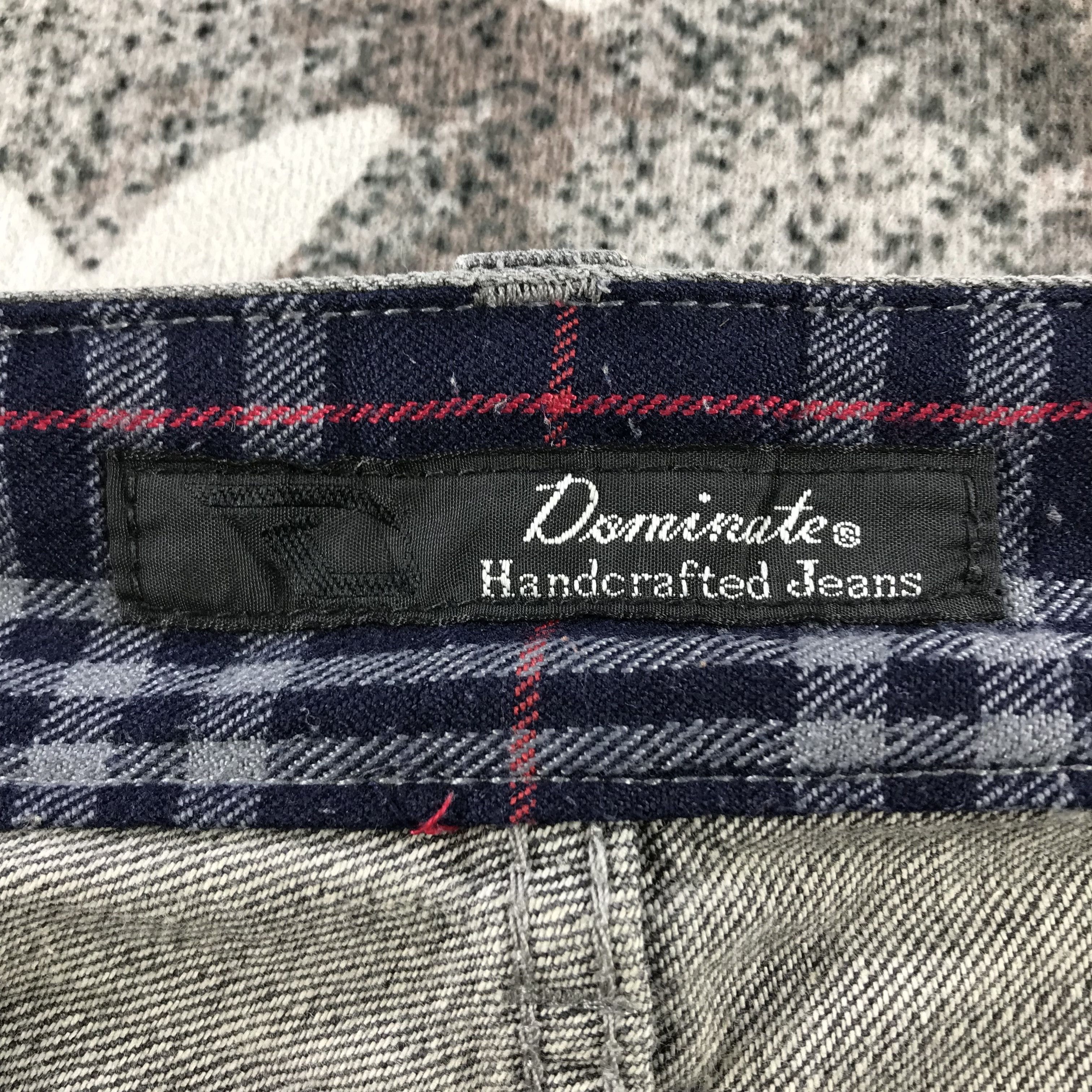 Japanese Brand Dominate Handcrafted Jeans Faded Black Denim KJ3192 Size US 30 / EU 46 - 9 Thumbnail