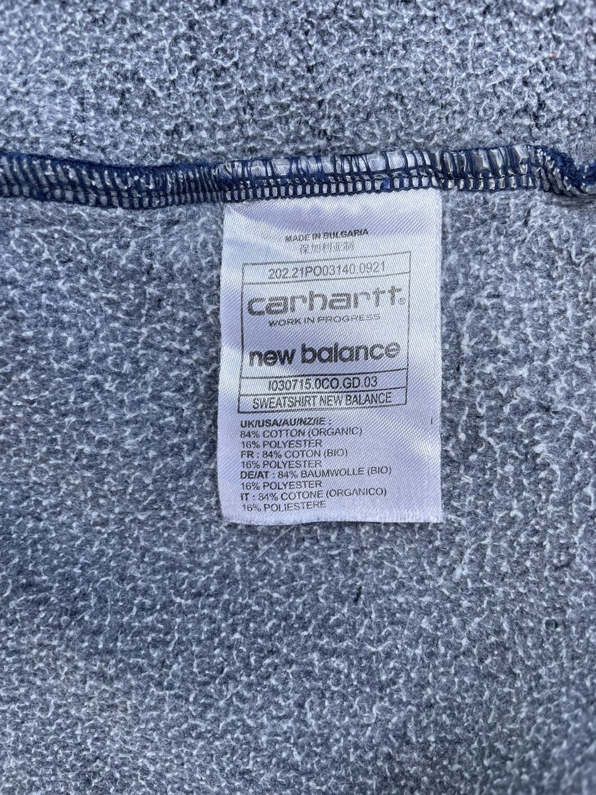 Carhartt × New Balance Carhartt x New Balance Sweatshirt Size US S / EU 44-46 / 1 - 6 Thumbnail