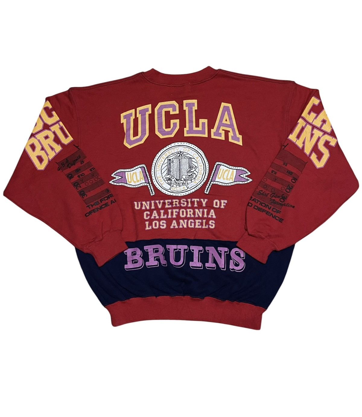 Vintage Vintage UCLA Bruins Iconic Logo Pullover Crewneck Sweatshirt Size US M / EU 48-50 / 2 - 2 Thumbnail