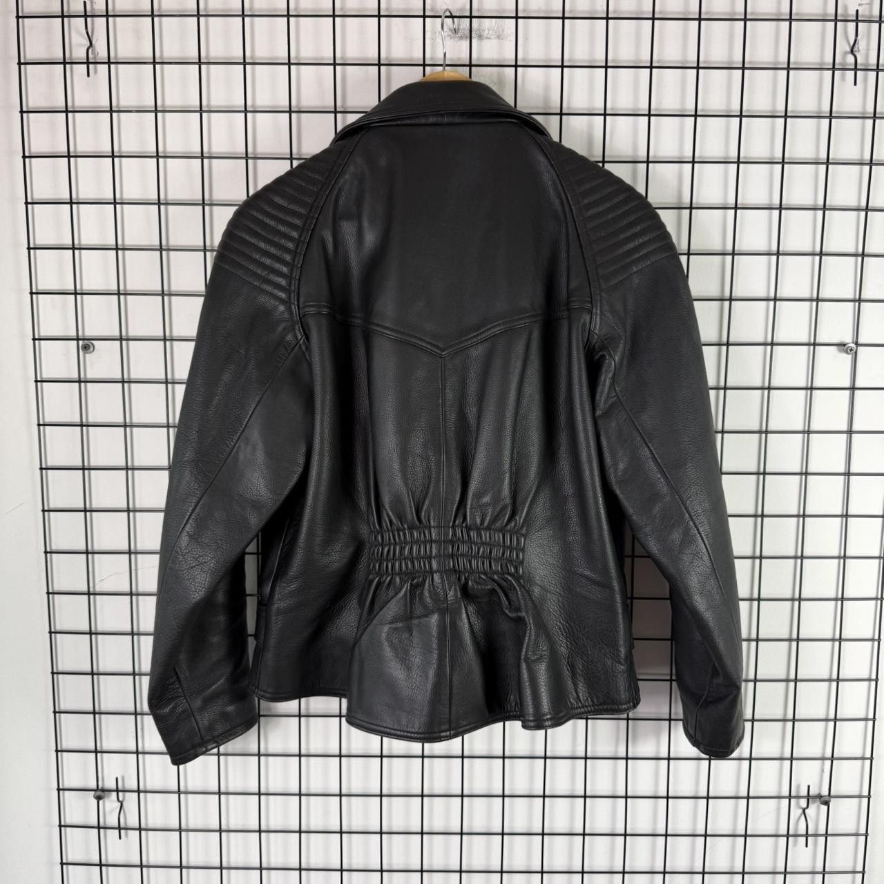 Vintage Vintage Biker Jacket Black Real Leather Size US M / EU 48-50 / 2 - 2 Thumbnail