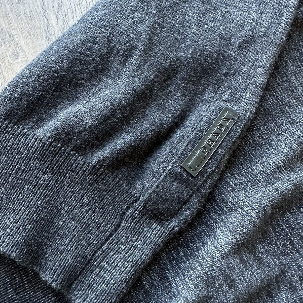 Prada × Vintage Vintage FW2010 Prada Two Tone Cotton&Cashmere Roll Neck Size US XL / EU 56 / 4 - 7 Thumbnail