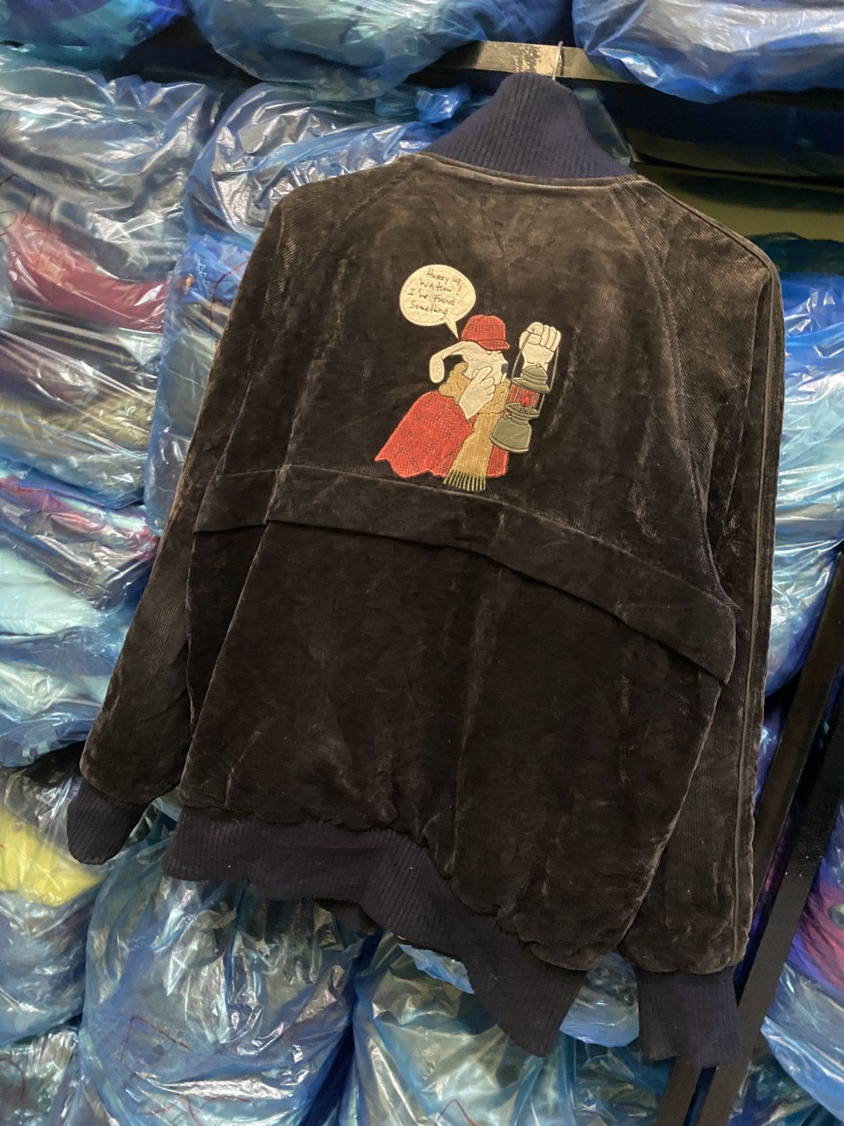 Jean Charles De Castelbajac VINTAGE CASTLEBAJAC CORDUROY BOMBER JACKET Size US L / EU 52-54 / 3 - 10 Thumbnail