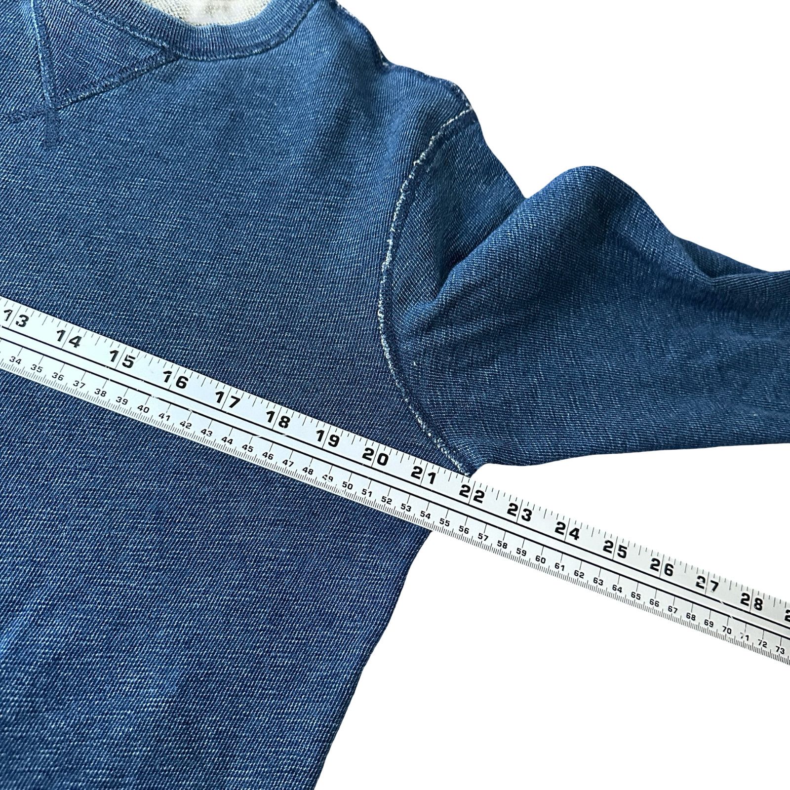Polo Ralph Lauren Polo Ralph Lauren Indigo Dyed Terry Sweatshirt Men M Blue Size US M / EU 48-50 / 2 - 9 Thumbnail