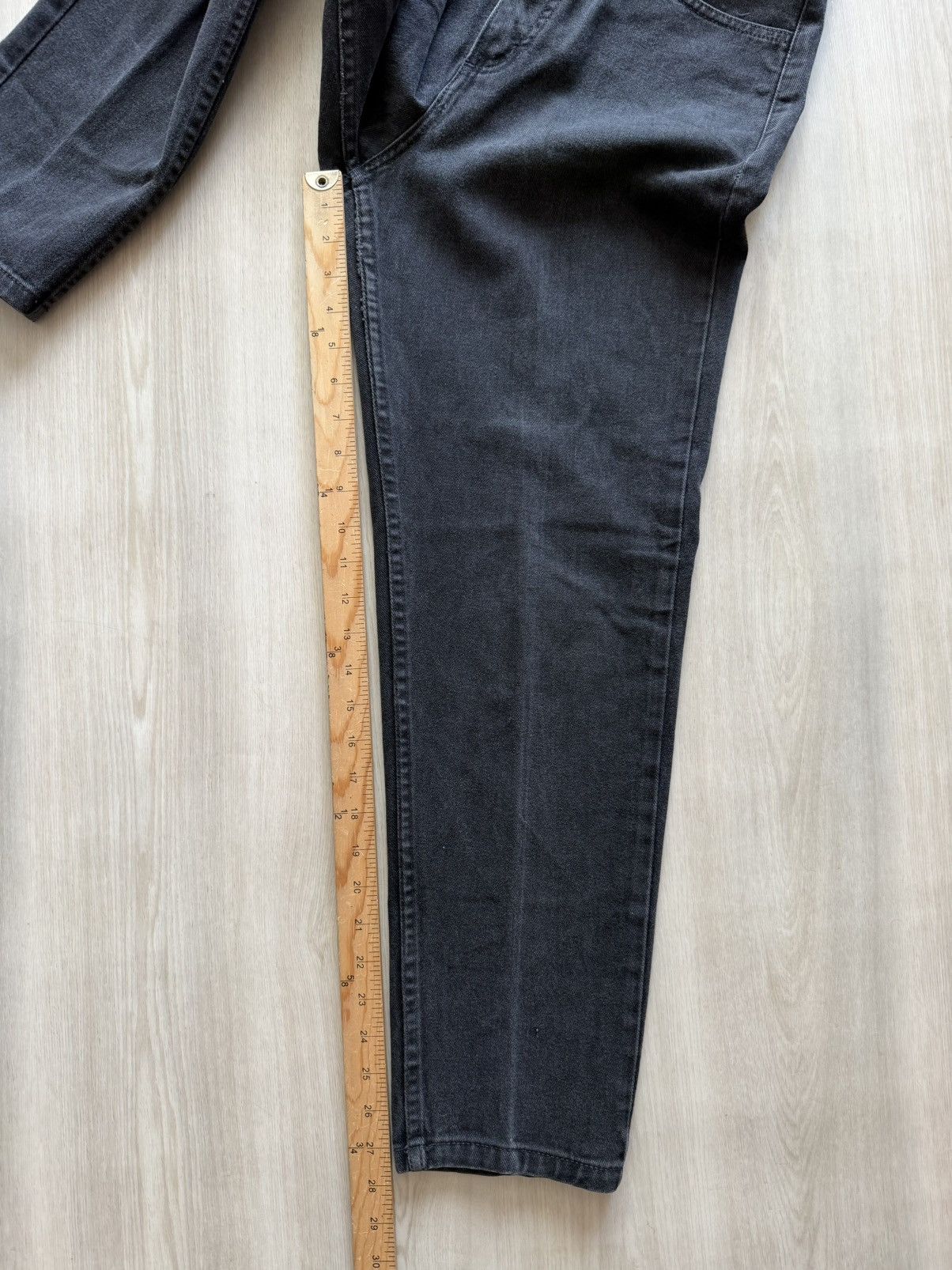 Guess Vtg 90s Guess High Rise Tapered Leg USA Sz 31 *fits Sz 30 Size 30" / US 8 / IT 44 - 6 Thumbnail