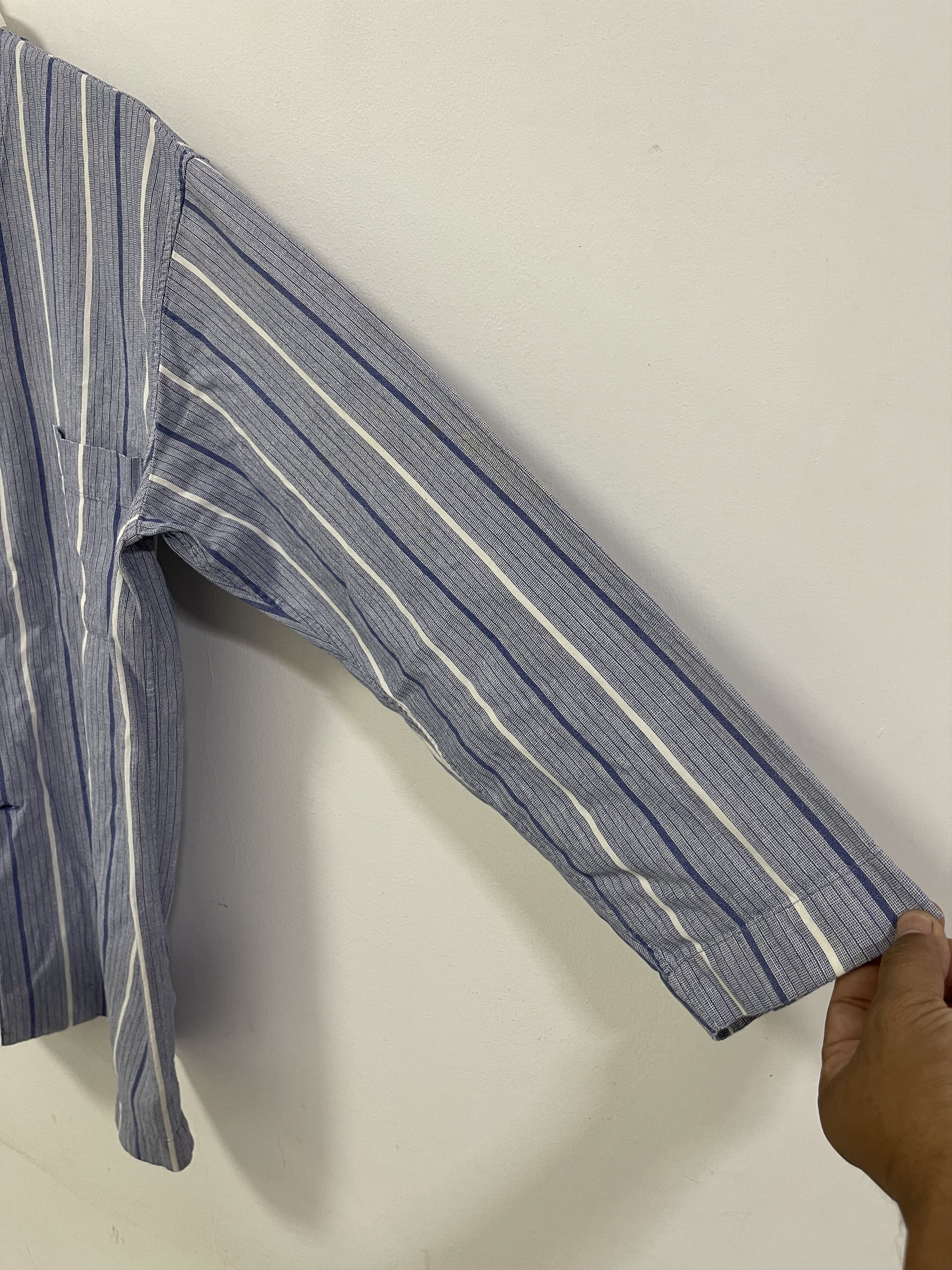 Designer × Y's × Yohji Yamamoto Designer Ys Yamamoto striped Button Up Size US S / EU 44-46 / 1 - 5 Thumbnail