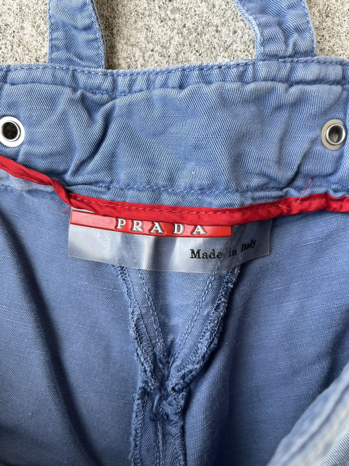 Prada PRADA Pants Cargo Biker Astro Bondage Zipper Laced Vintage Size 28" / US 6 / IT 42 - 5 Thumbnail