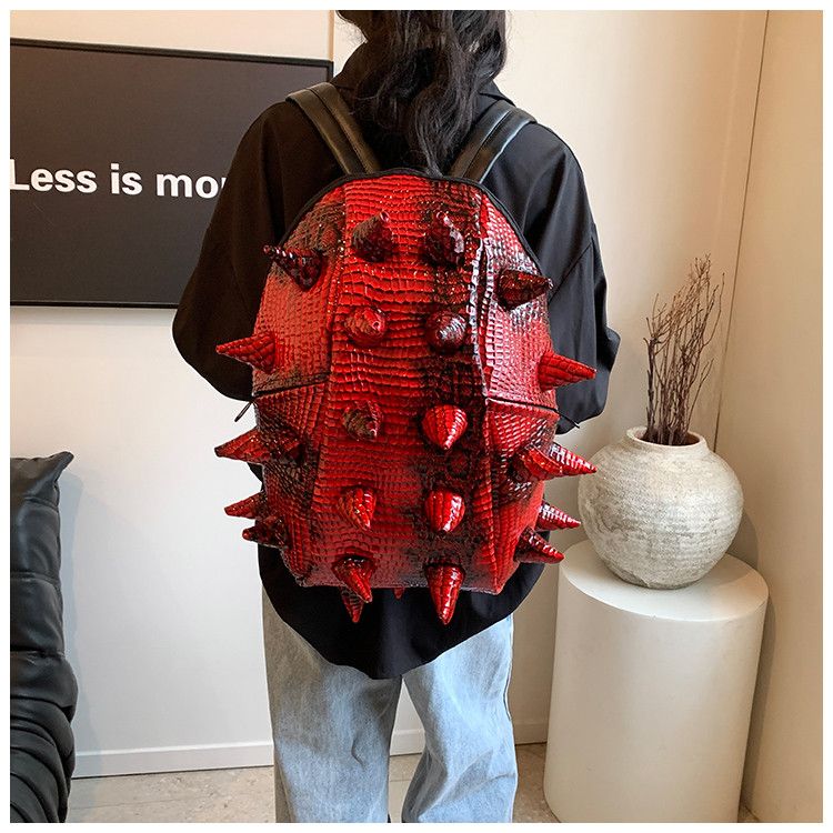 Japanese Brand Hedgehog stud spike backpack Size ONE SIZE - 3 Thumbnail