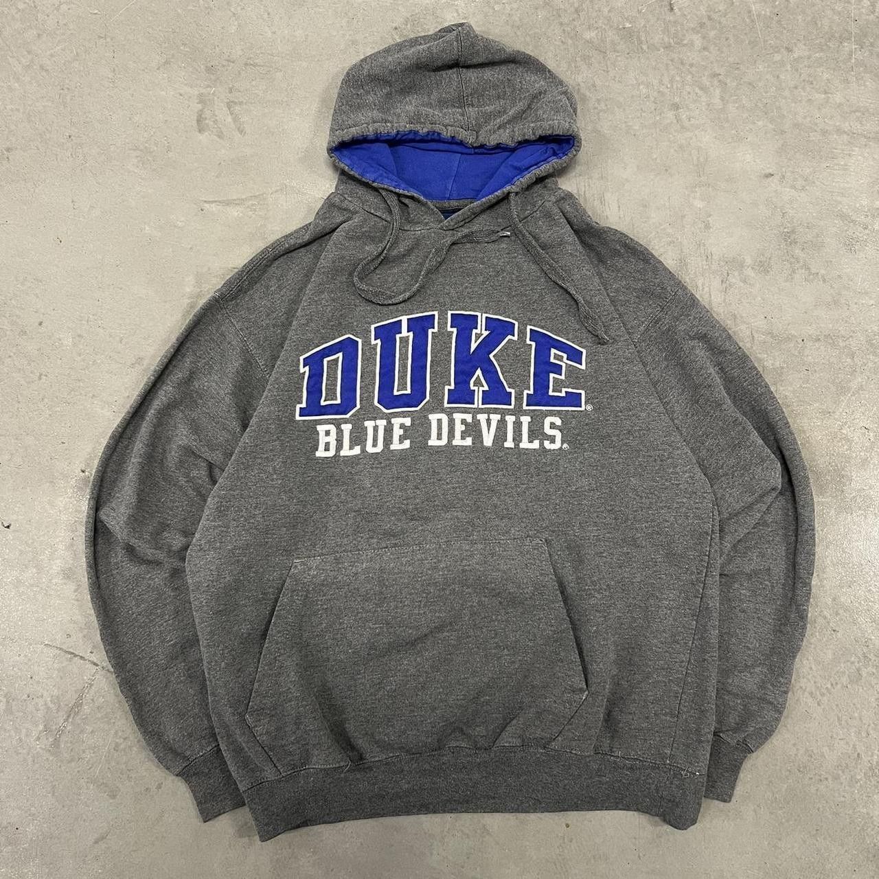 Vintage Crazy Vintage Y2K/2000s Duke University Blue Devils Center Spellout College Essential Hoodie! Size US L / EU 52-54 / 3 - 1 Thumbnail